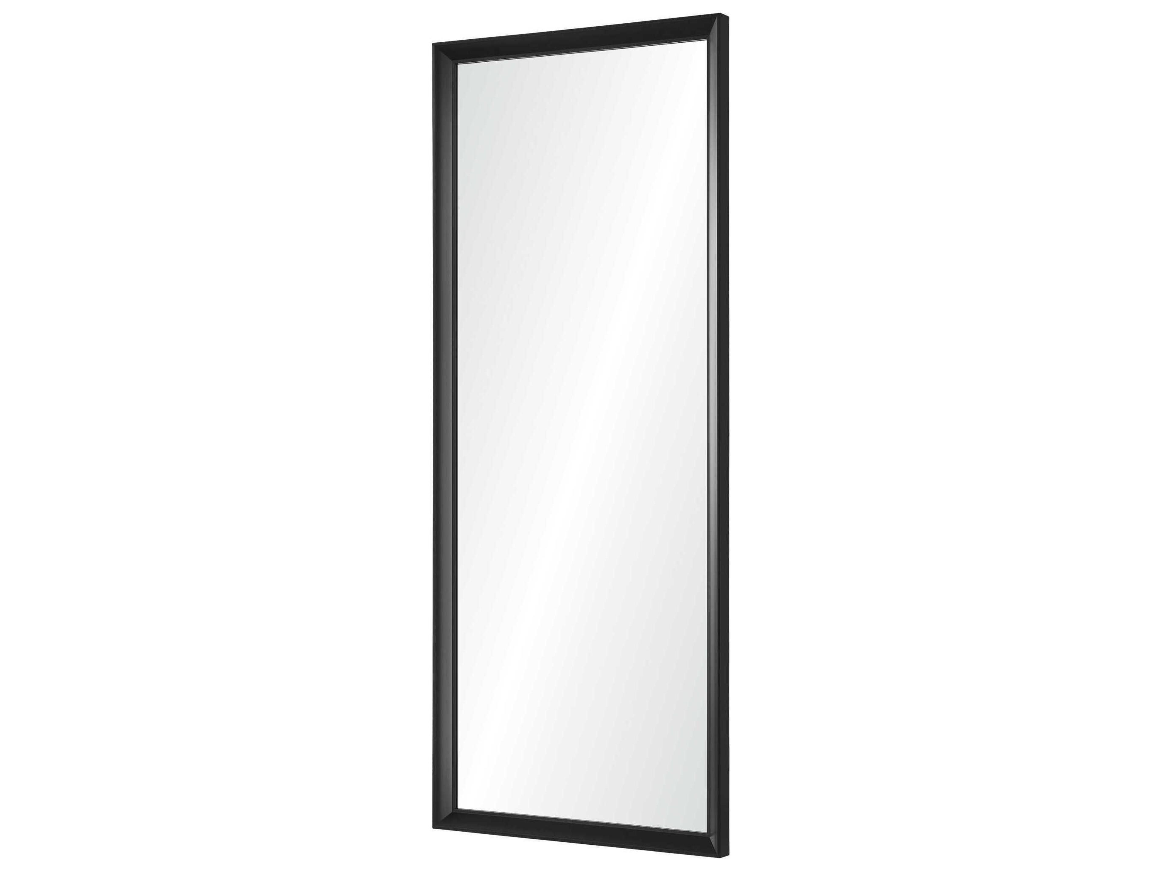 Renwil Delacorte Black Rectangular Wall Mirror