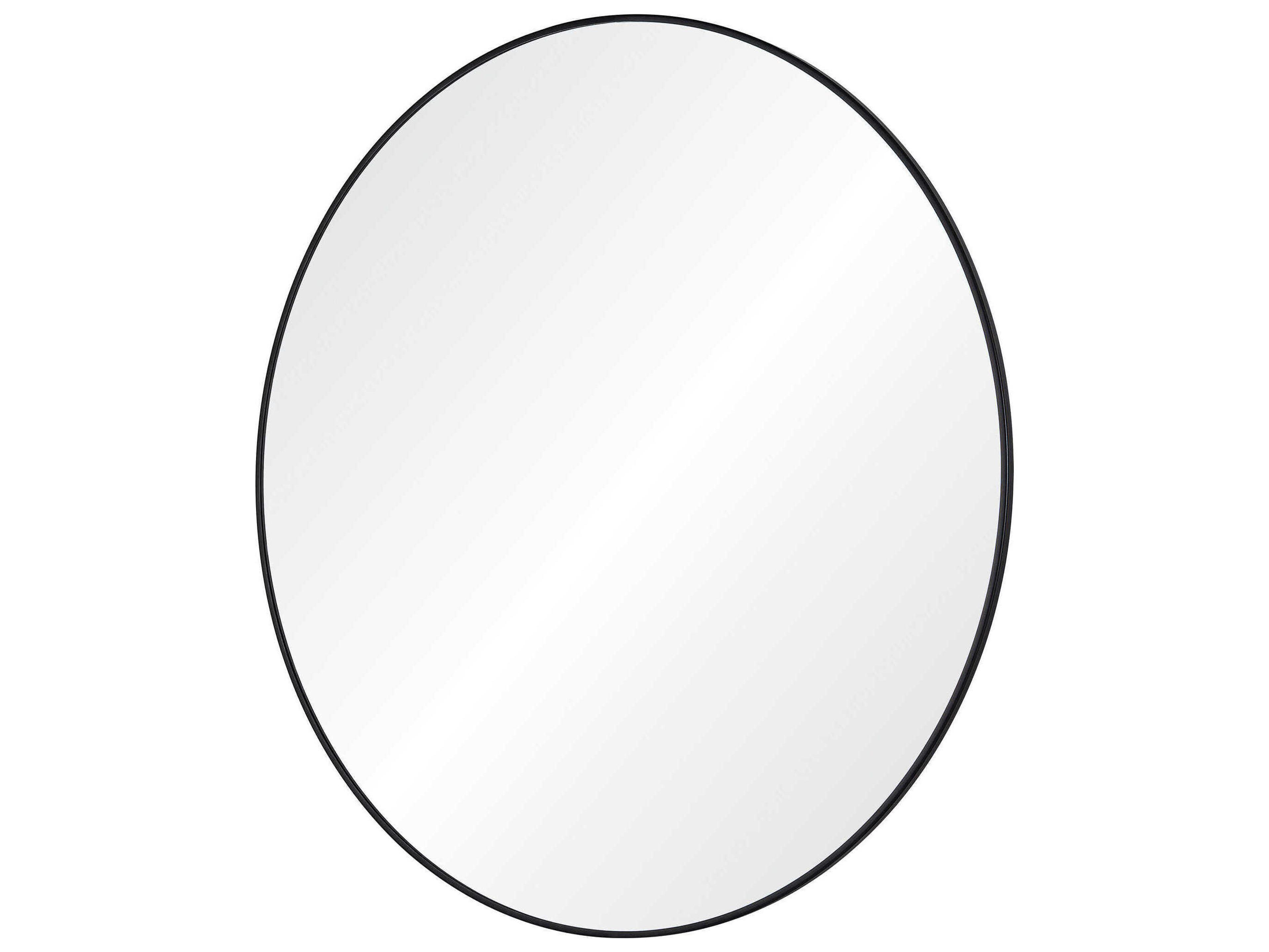 Renwil Cori Black Round Wall Mirror