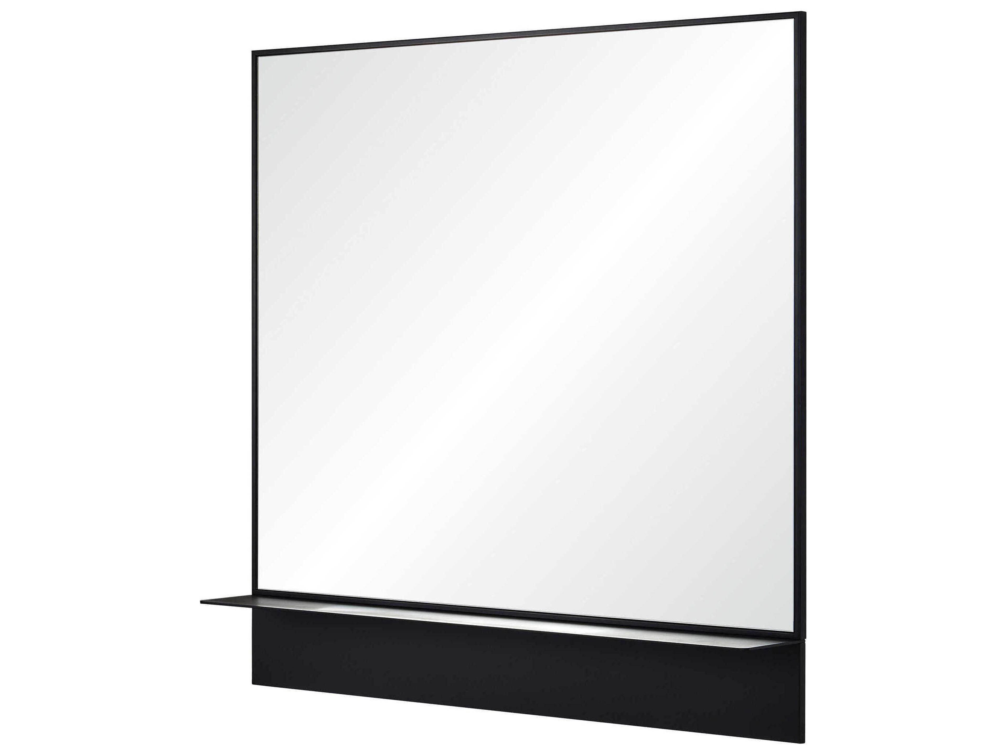 Renwil Otavi Black Square Wall Mirror