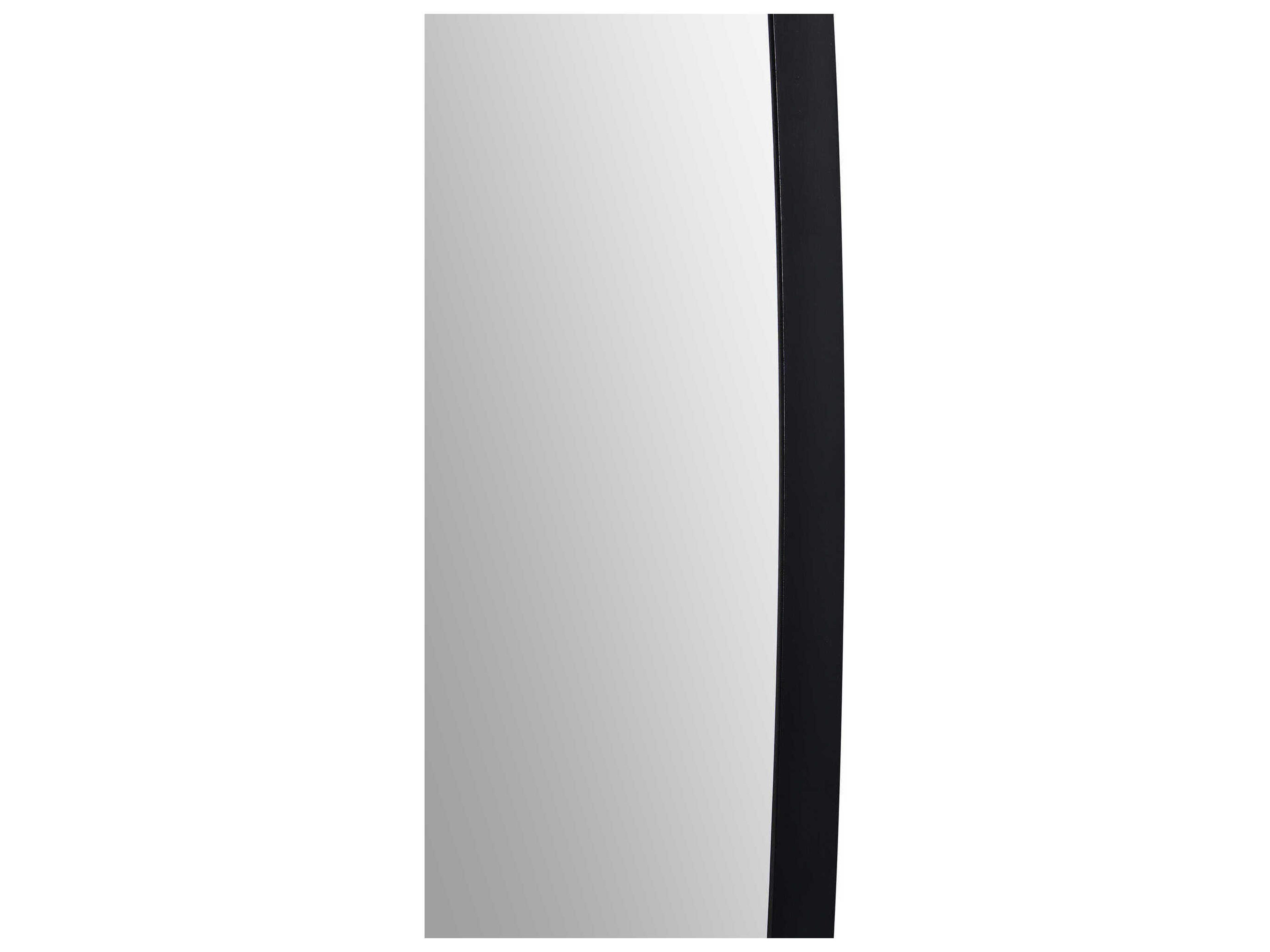 Renwil Bergen Matte Black Rectangular Wall Mirror