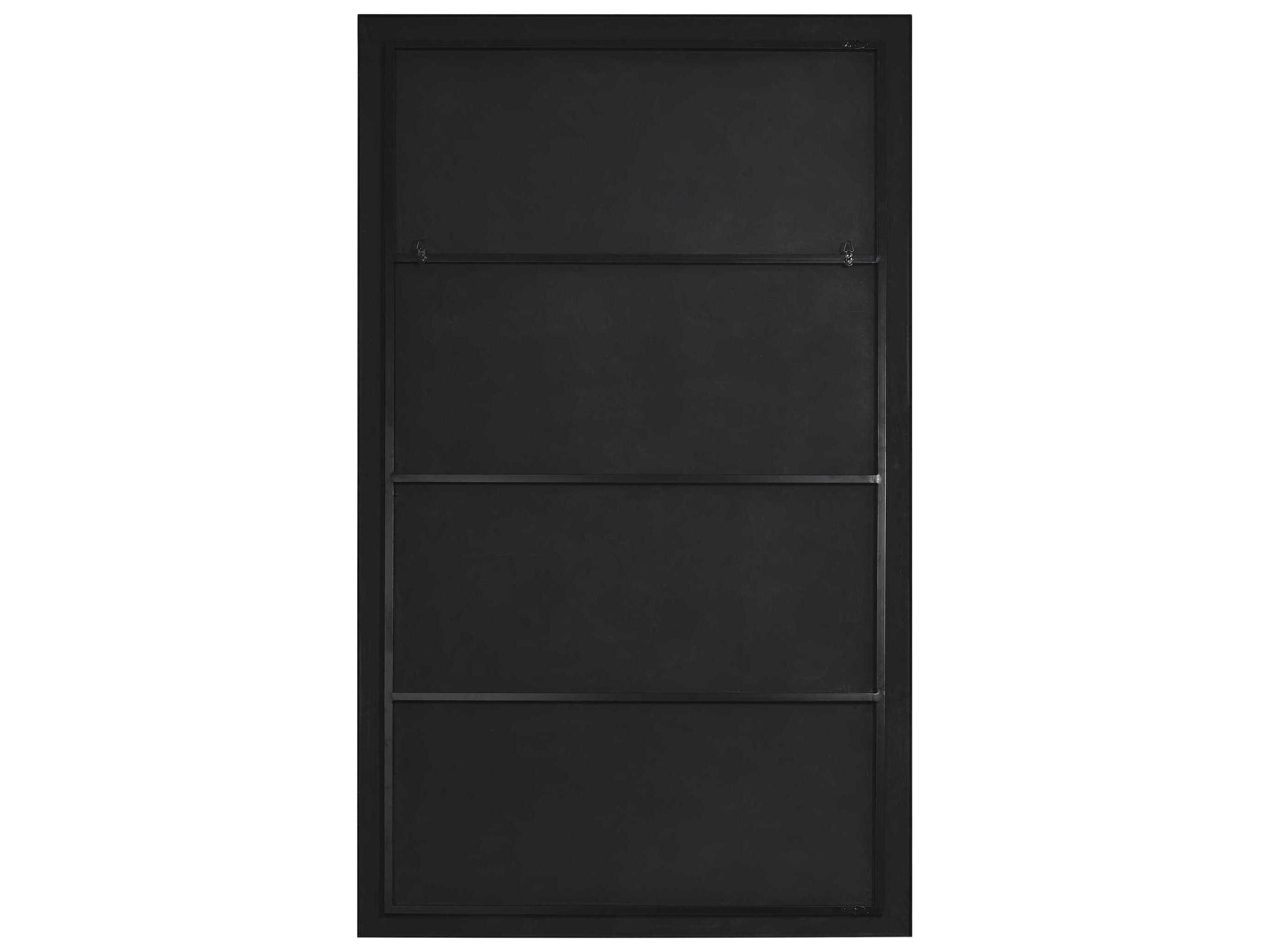 Renwil Keene Black Rectangular Wall Mirror