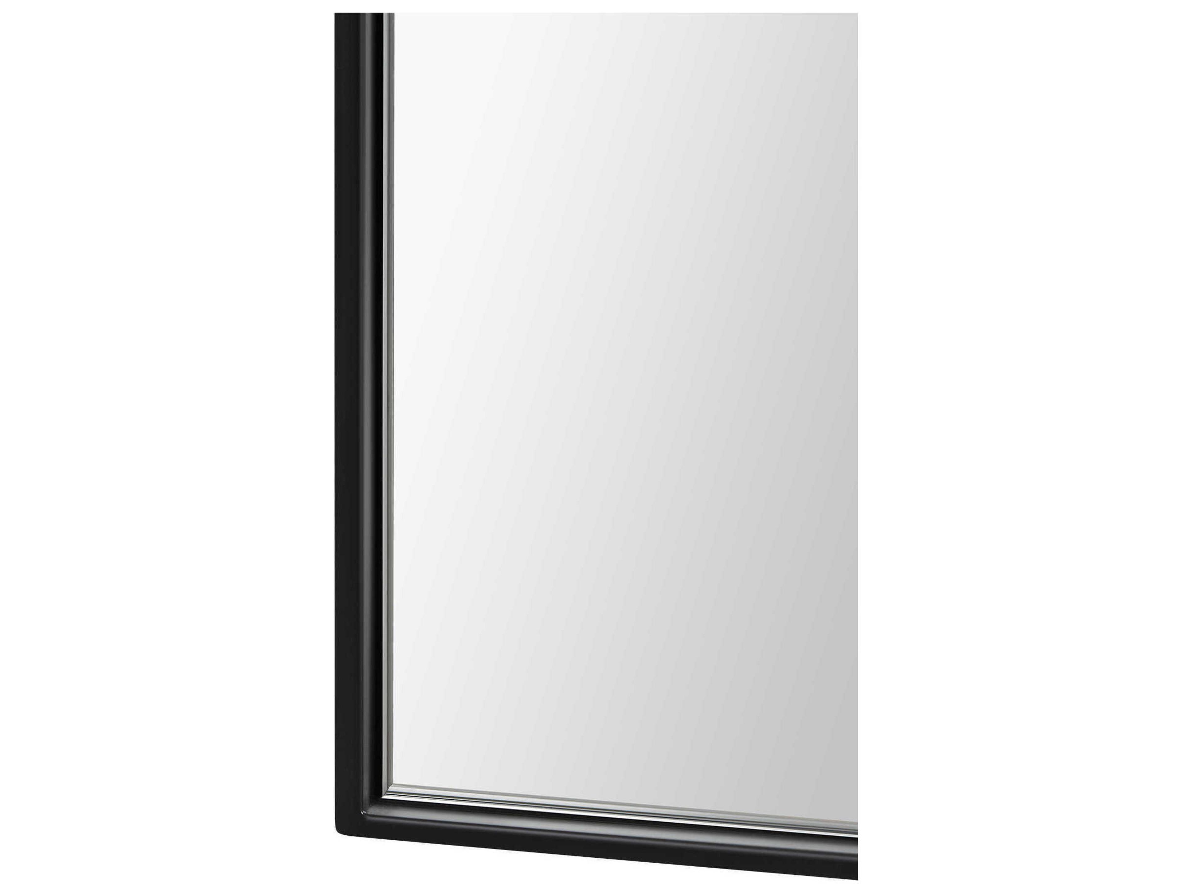 Renwil Farida Matte Black Wall Mirror