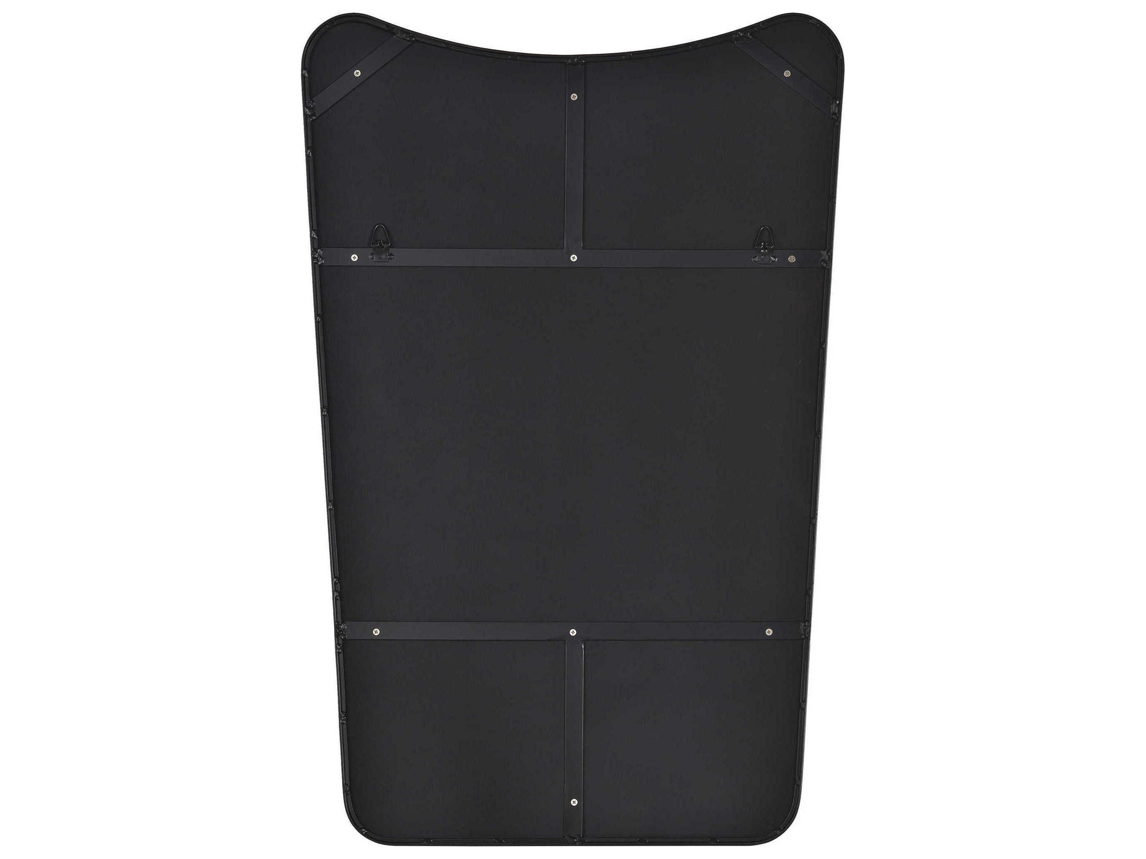 Renwil Nashua Matte Black Wall Mirror