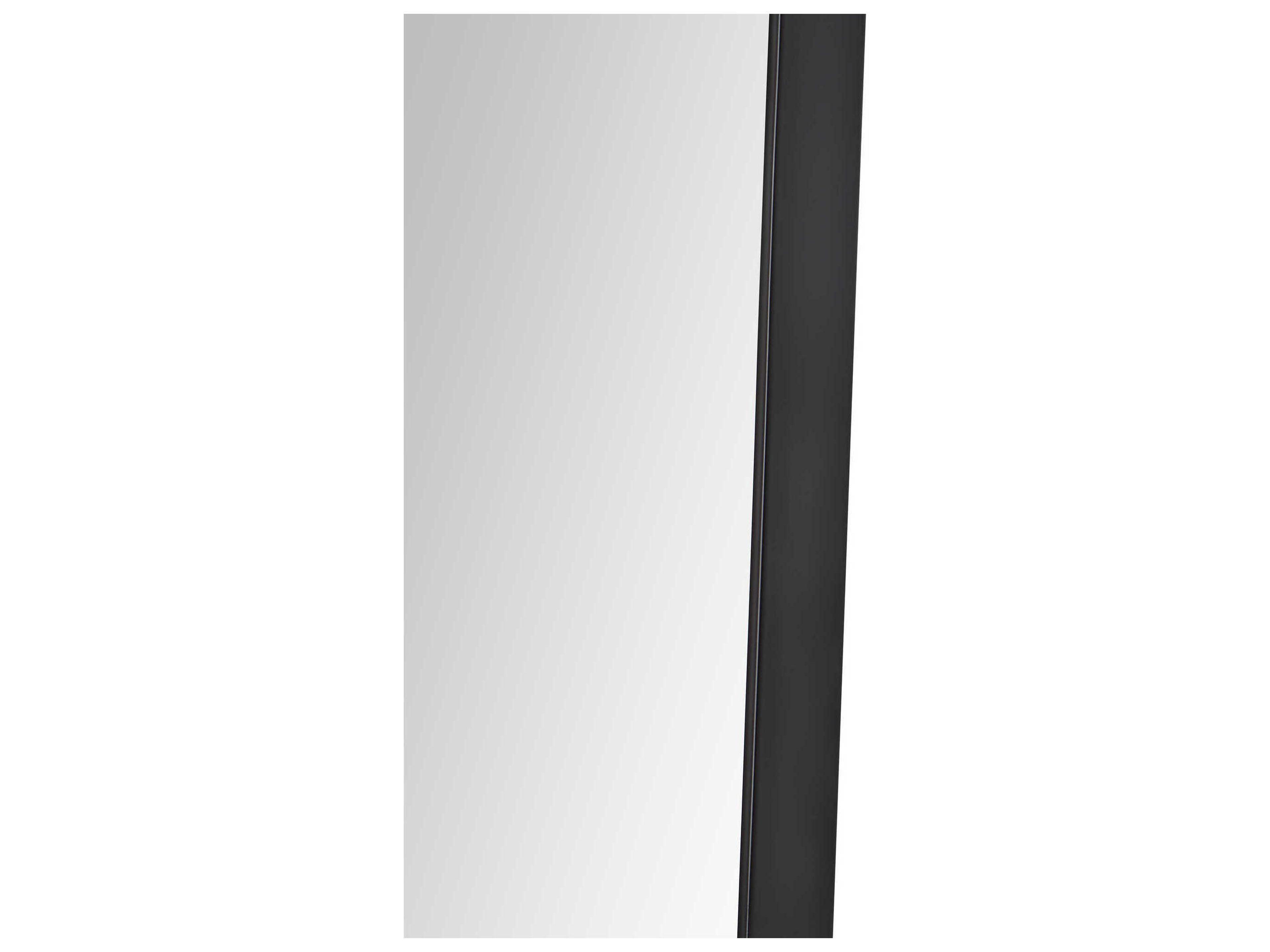 Renwil Nashua Matte Black Wall Mirror