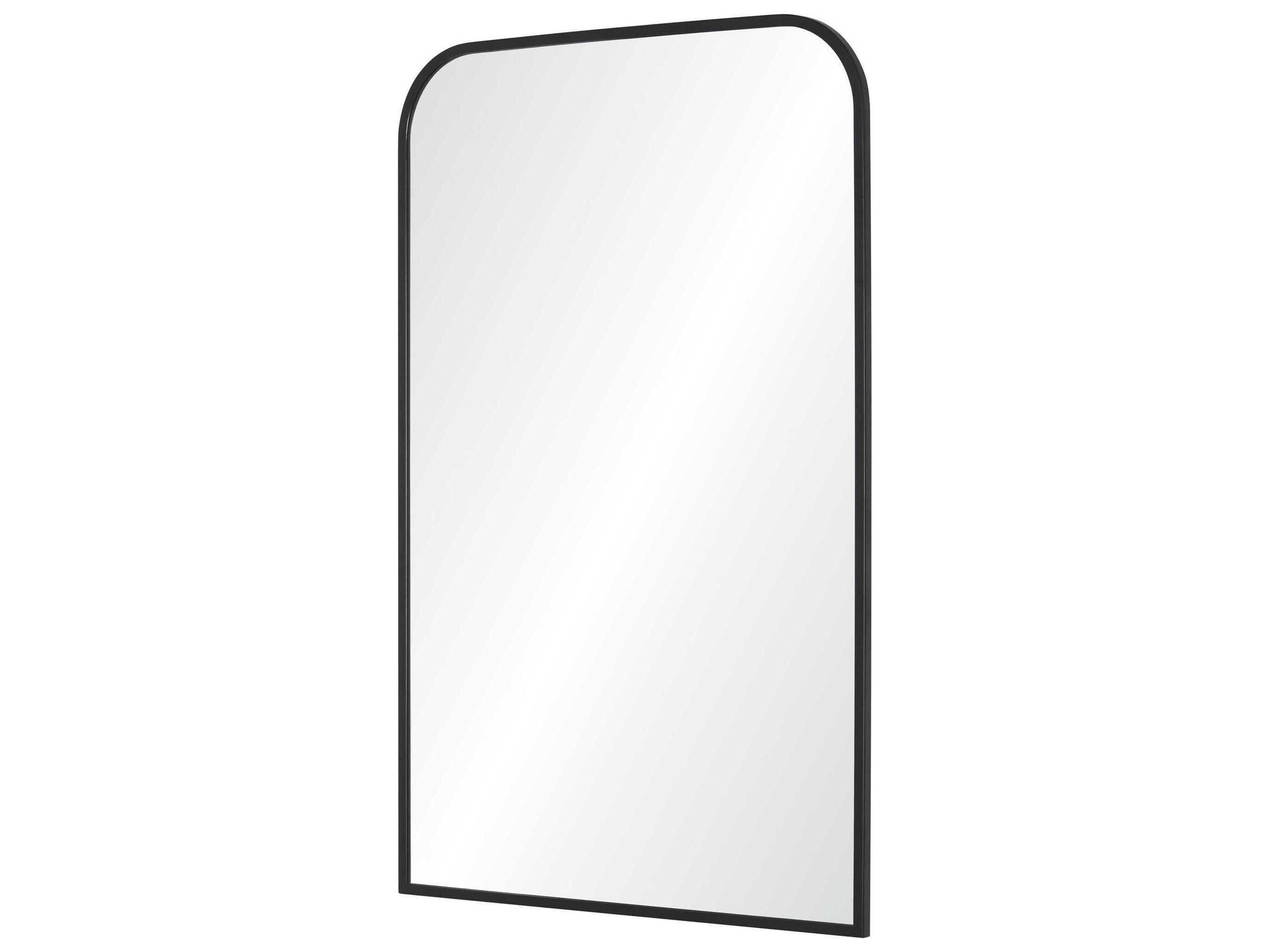 Renwil Jackline Matte Black Rectangular Wall Mirror