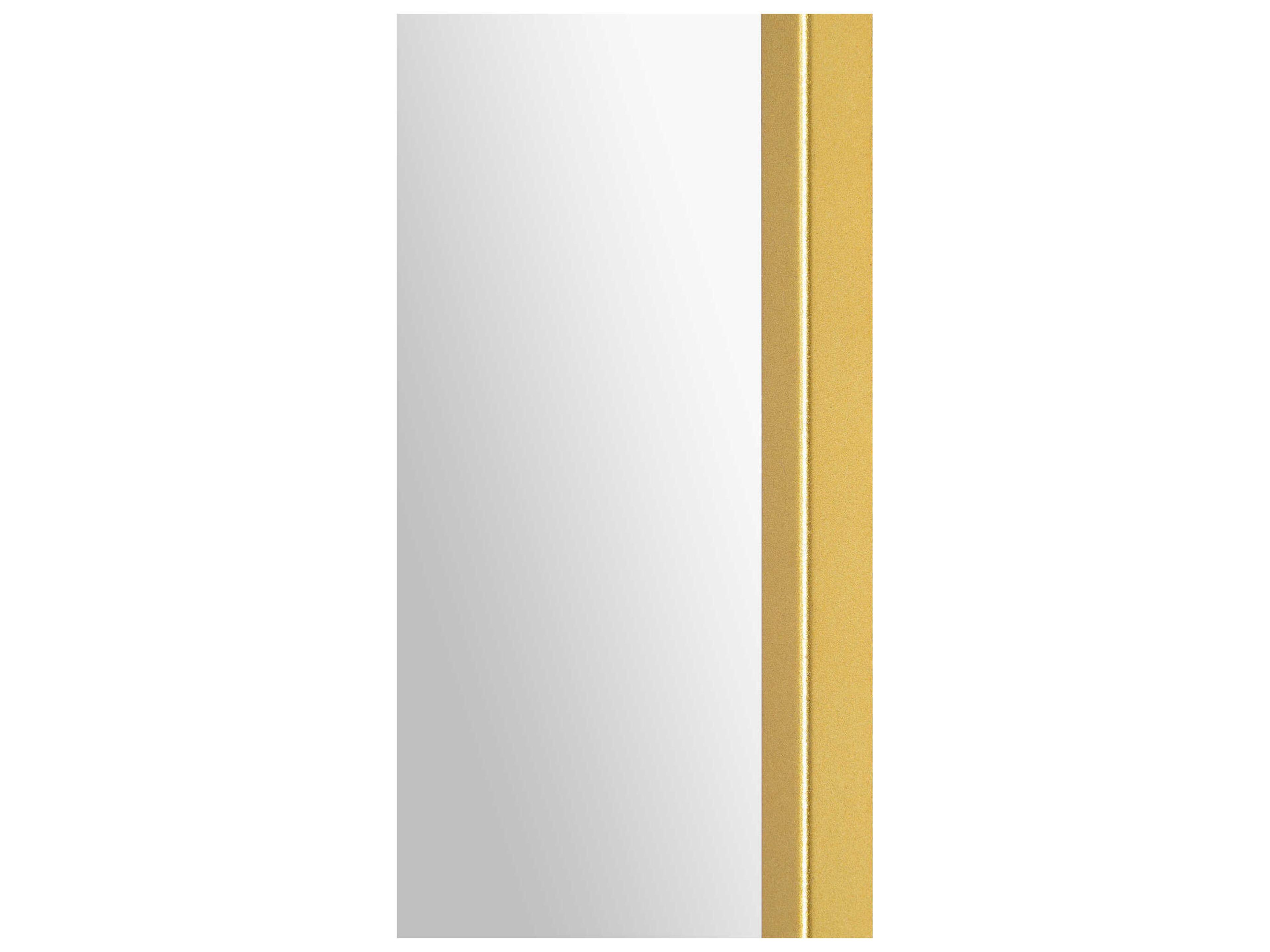 Renwil Merrimack Gold Rectangular Wall Mirror