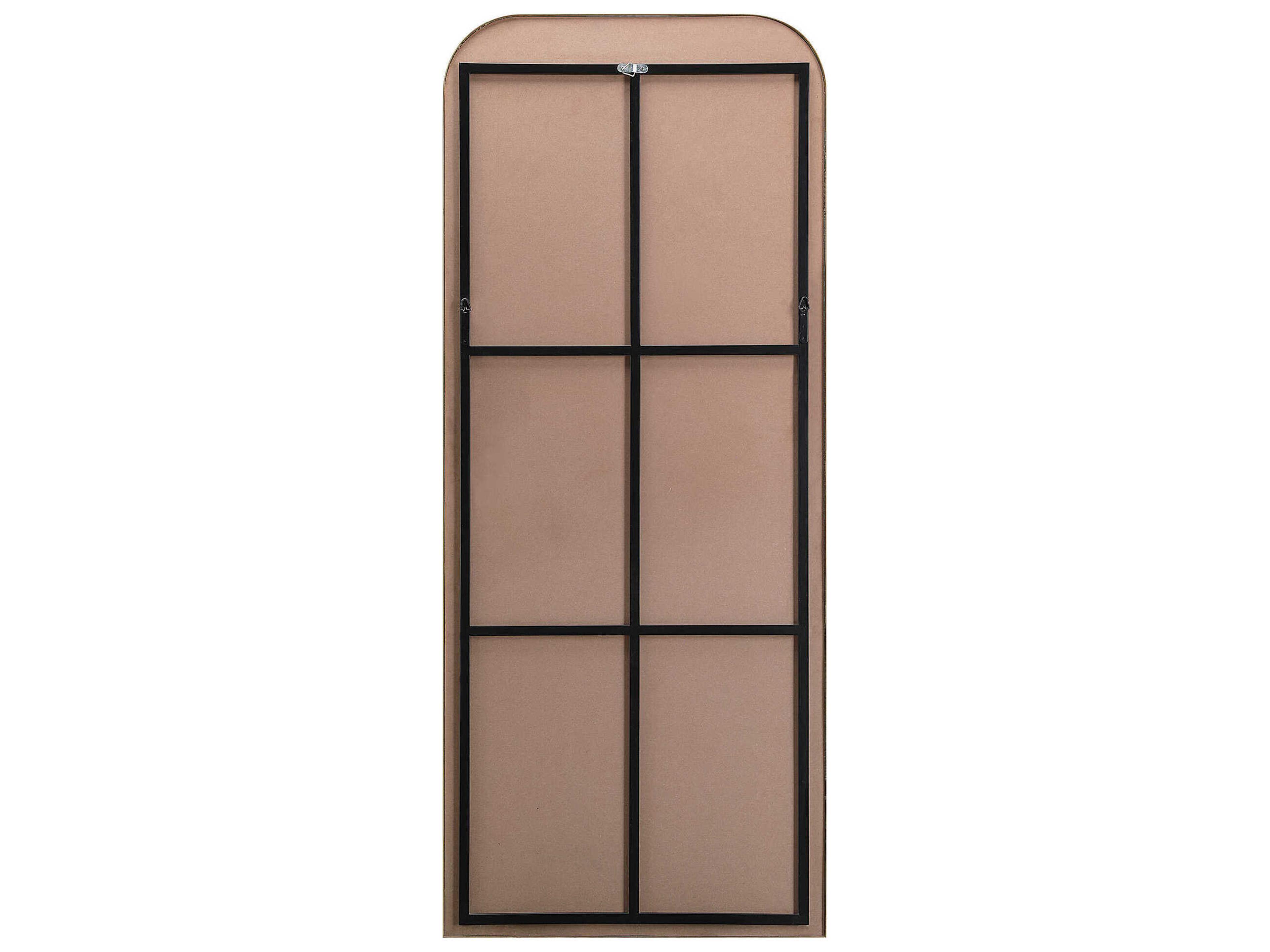 Renwil Meryem Gold Rectangular Wall Mirror