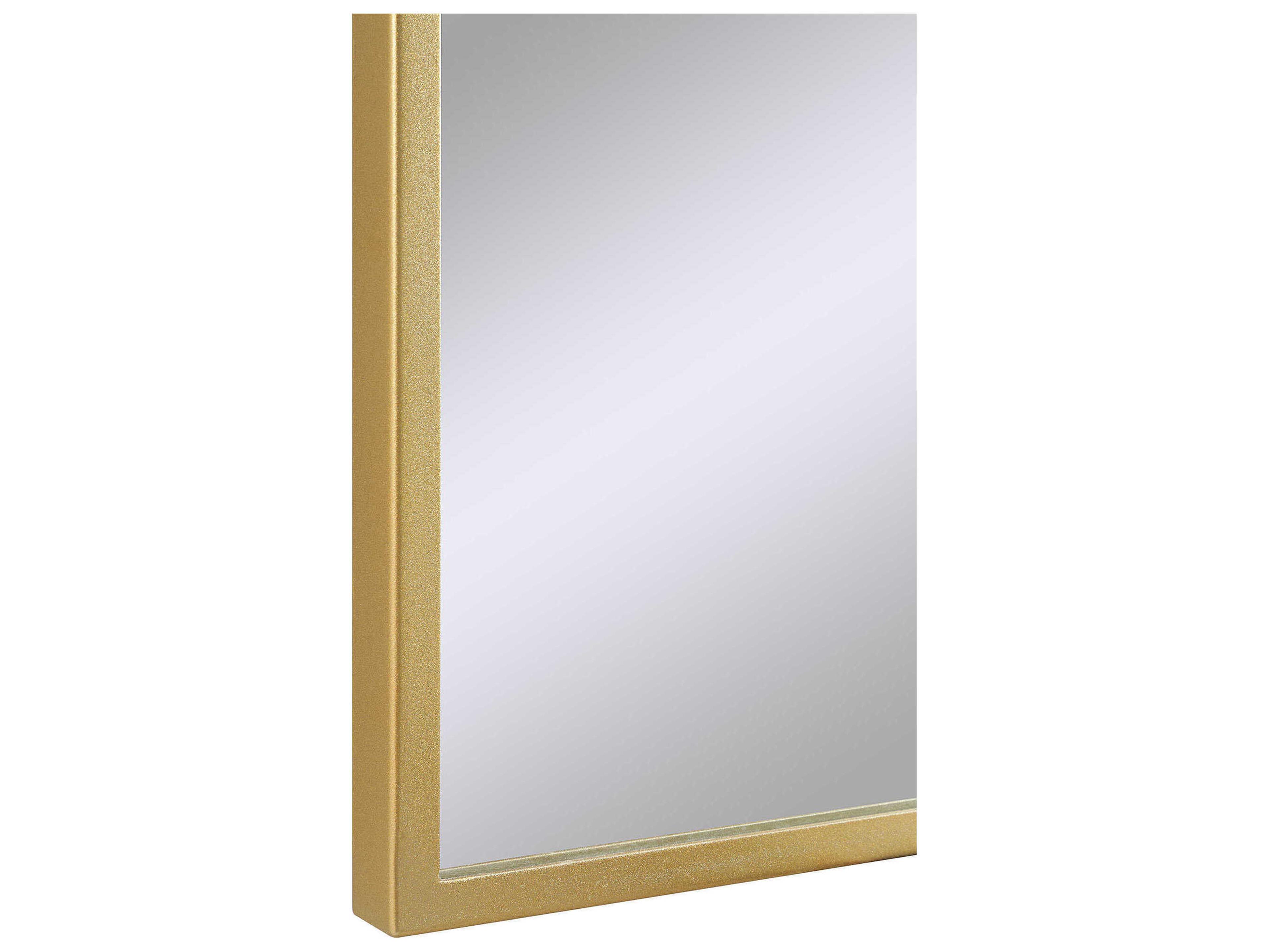 Renwil Meryem Gold Rectangular Wall Mirror