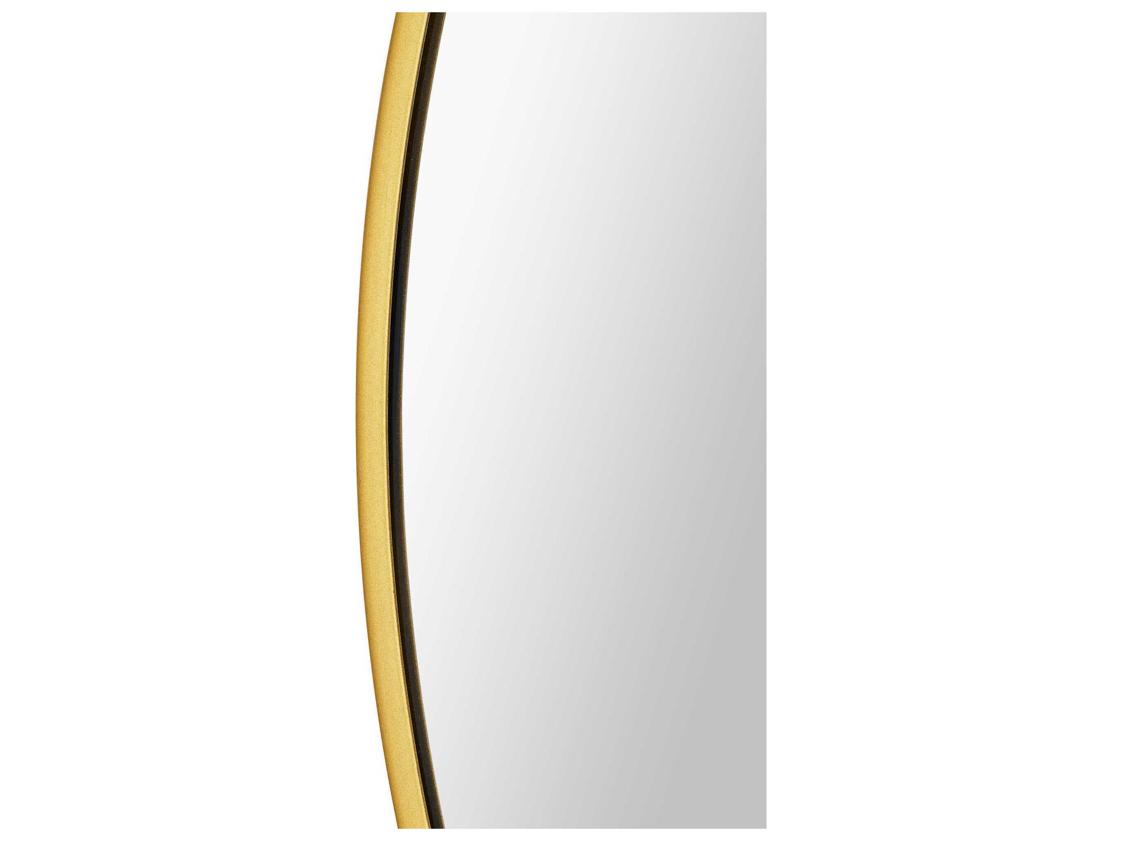 Renwil Alegre Gold Round Wall Mirror