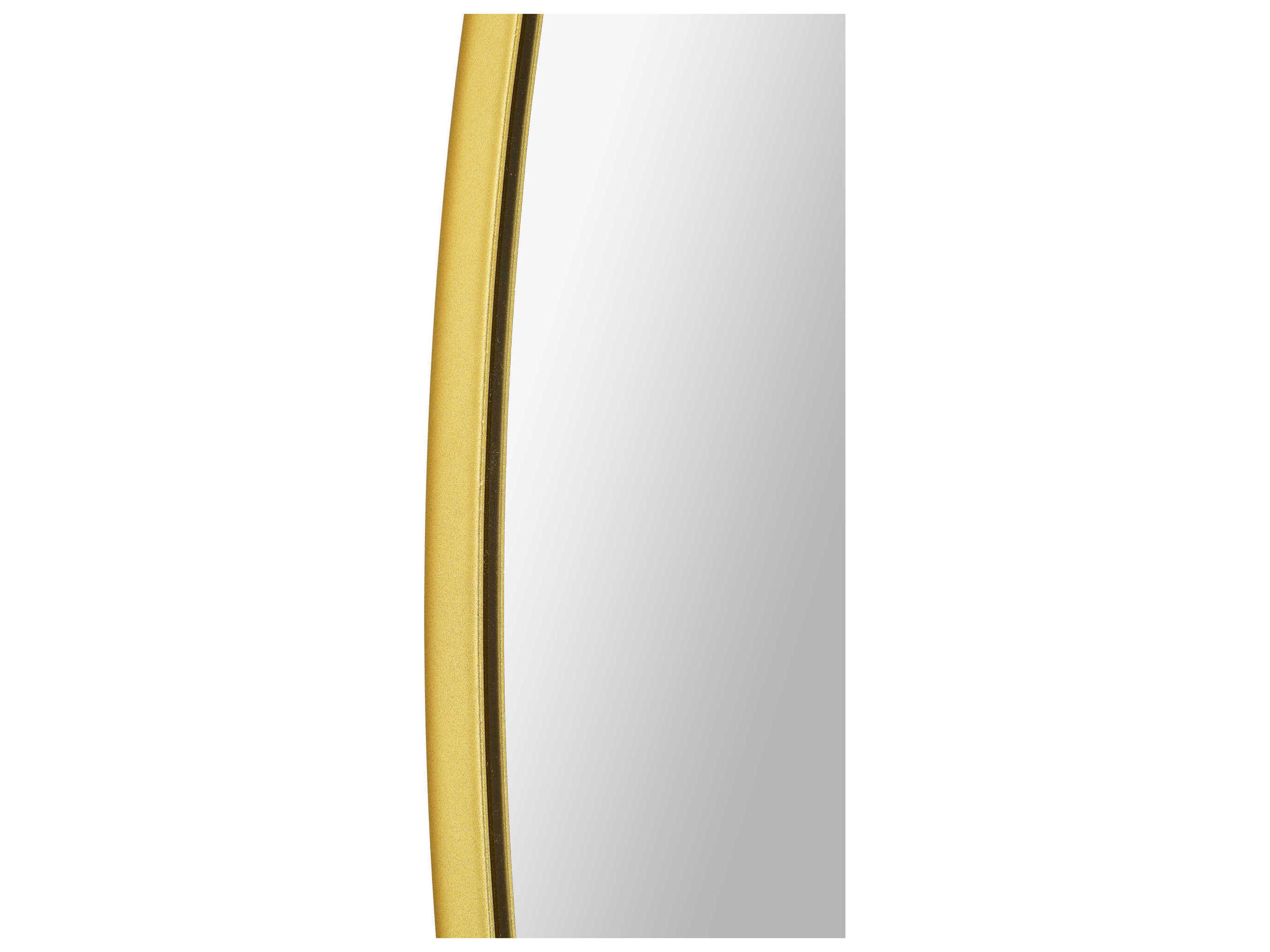 Renwil Fragoso Gold Round Wall Mirror