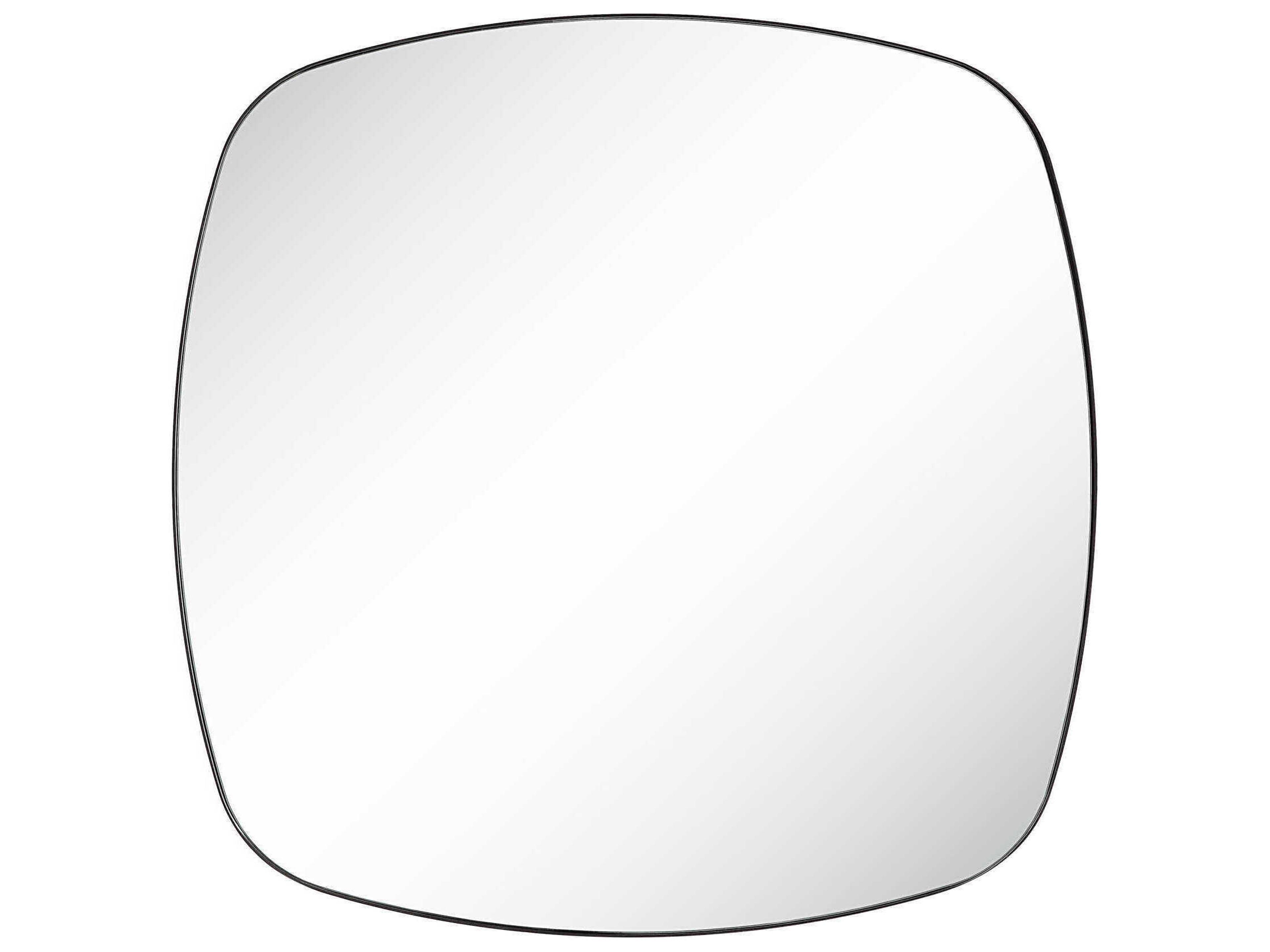 Sparti Matte Black Square Wall Mirror