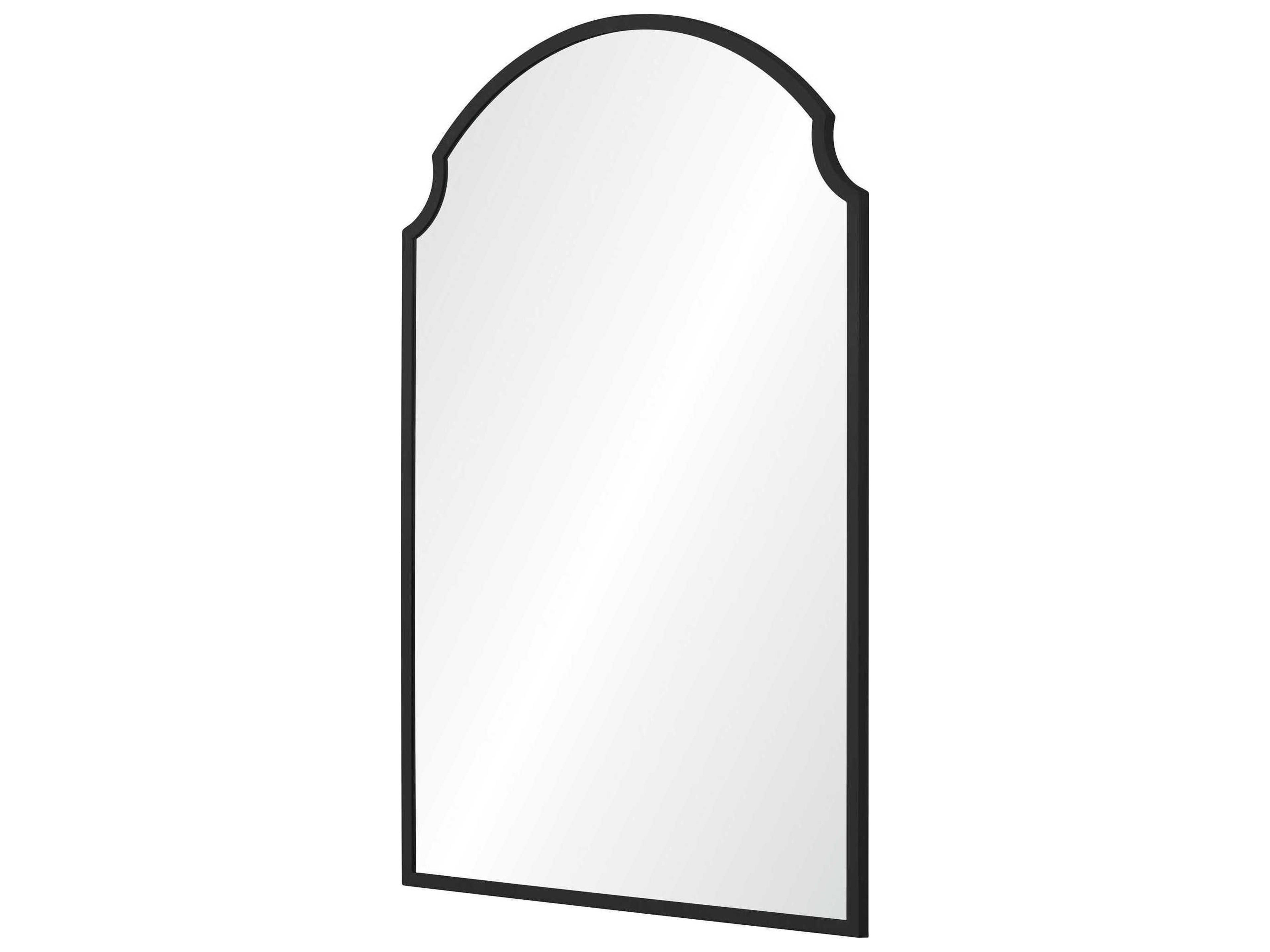 Renwil Asmara Matte Black Wall Mirror