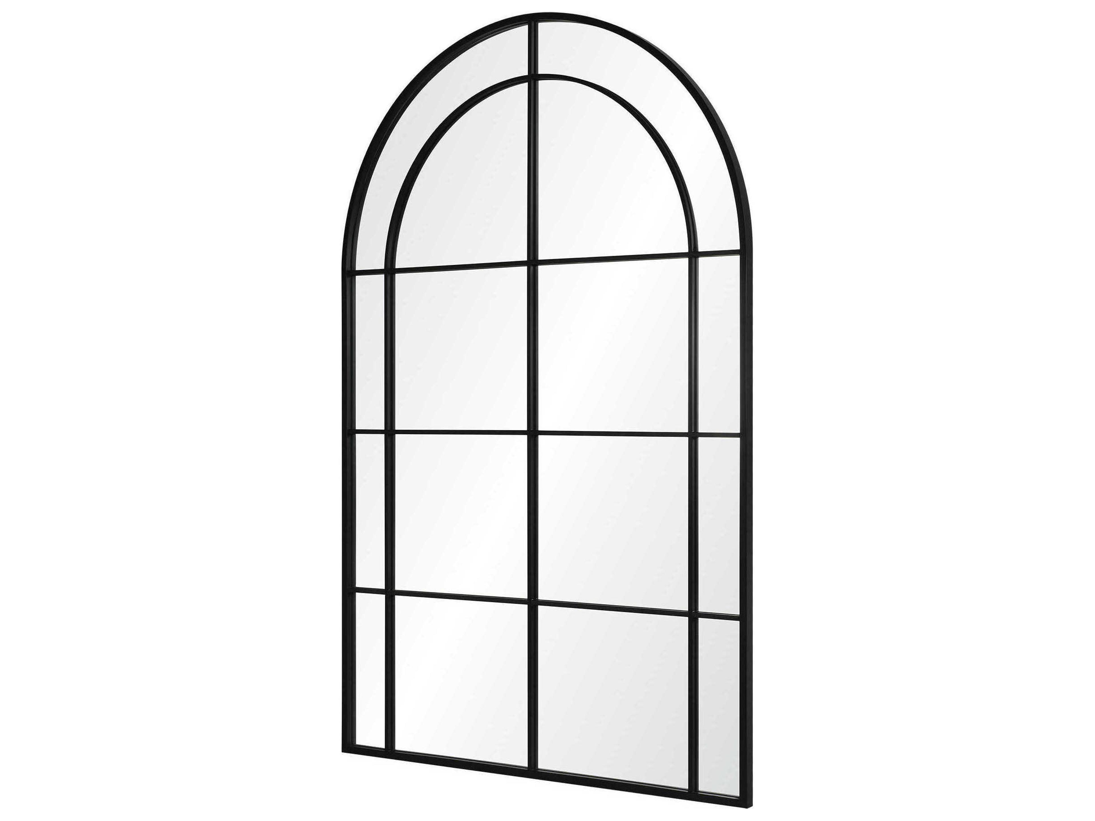 Renwil Atkinson Matte Black Wall Mirror