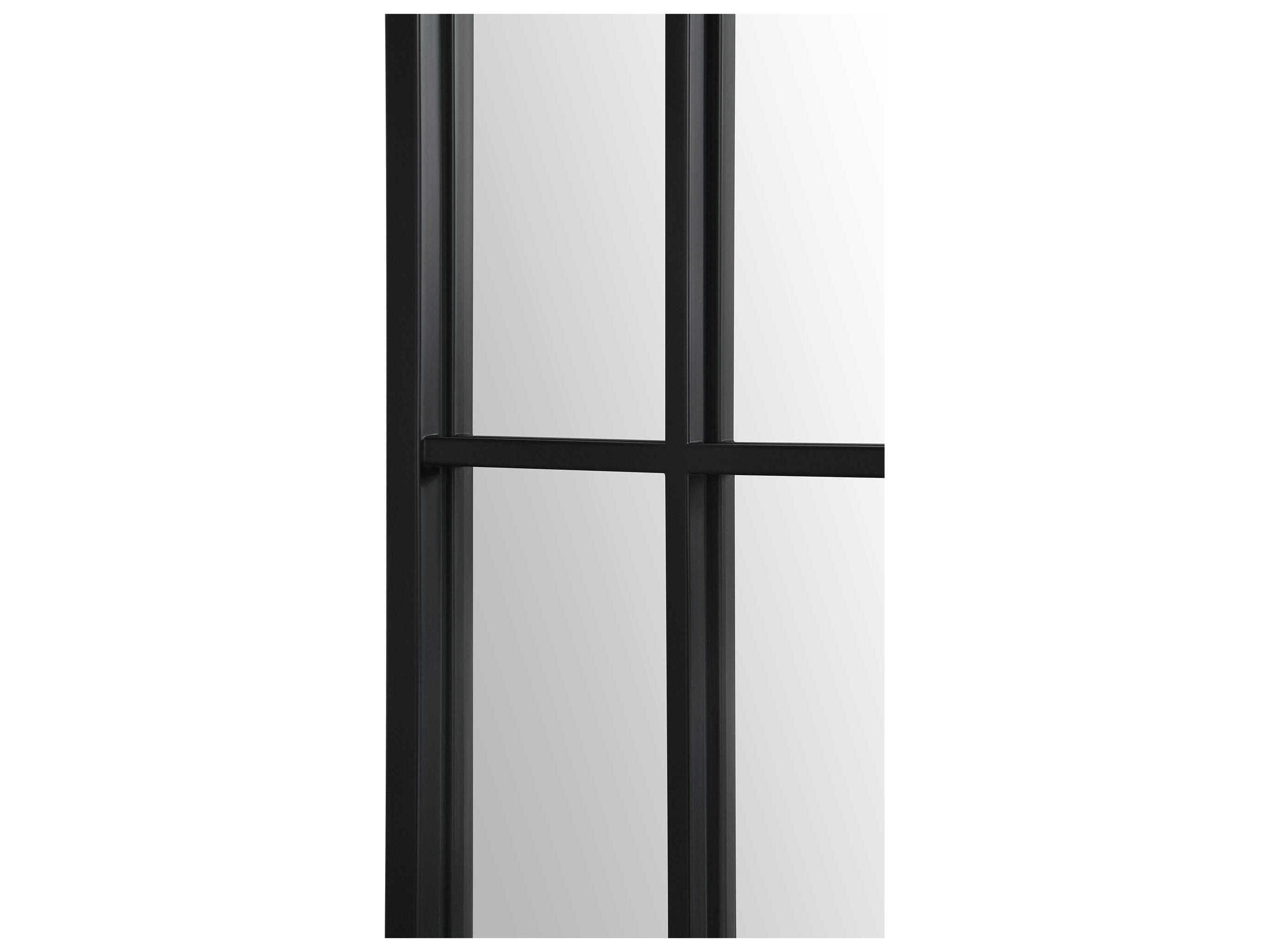 Renwil Atkinson Matte Black Wall Mirror