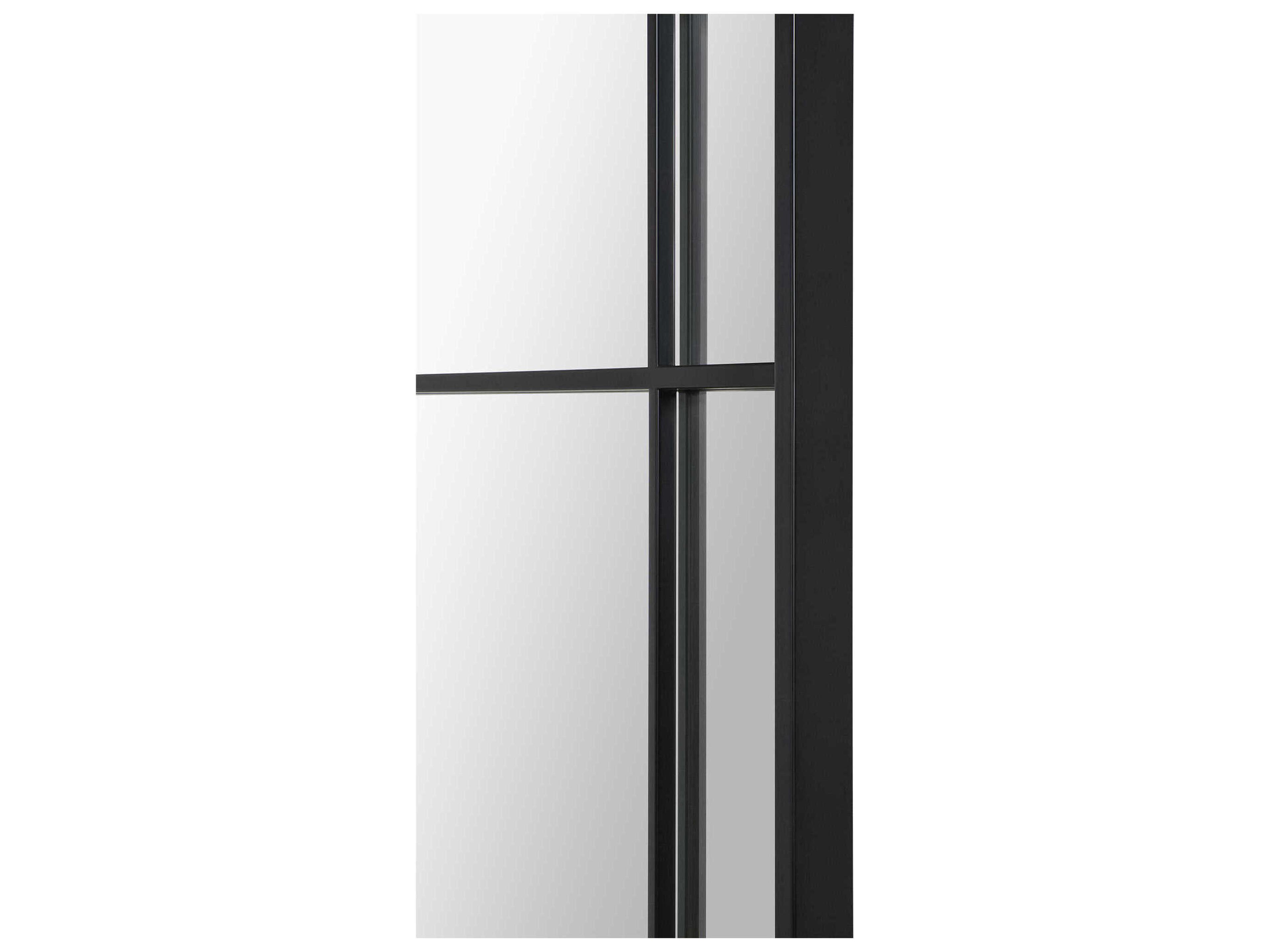 Renwil Atkinson Matte Black Wall Mirror