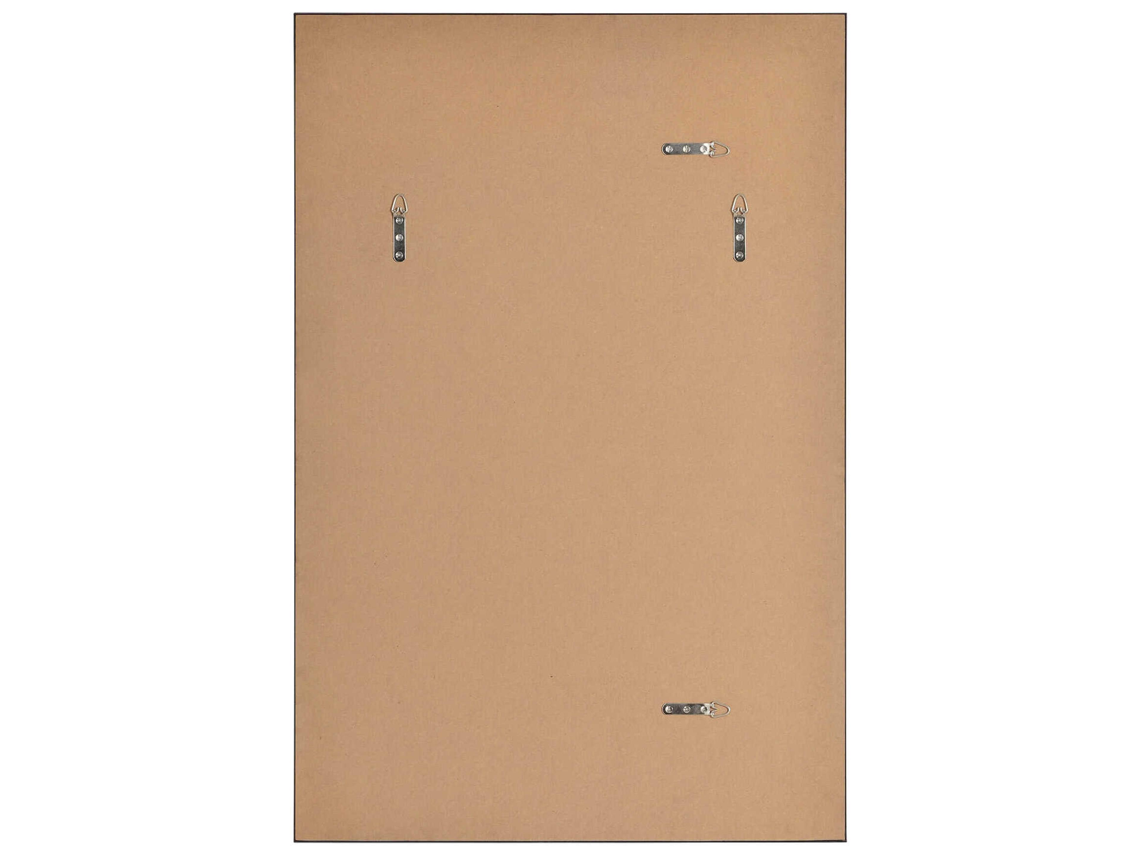 Renwil Amara Matte Black Rectangular Wall Mirror