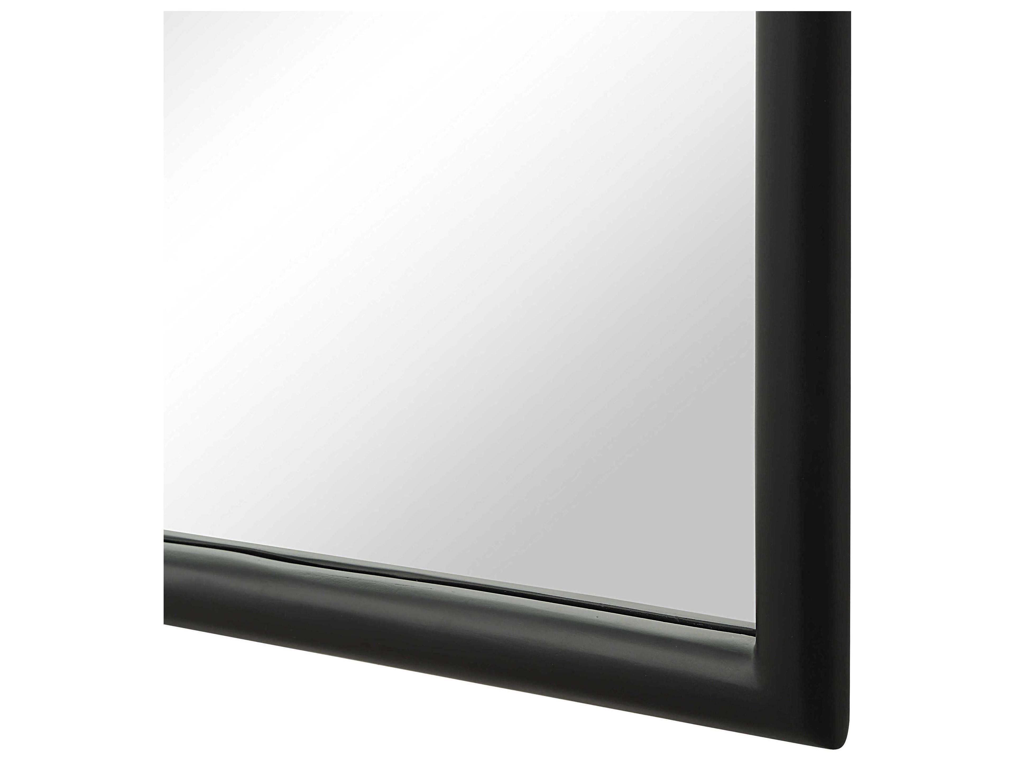 Renwil Trellis Matte Black Wall Mirror