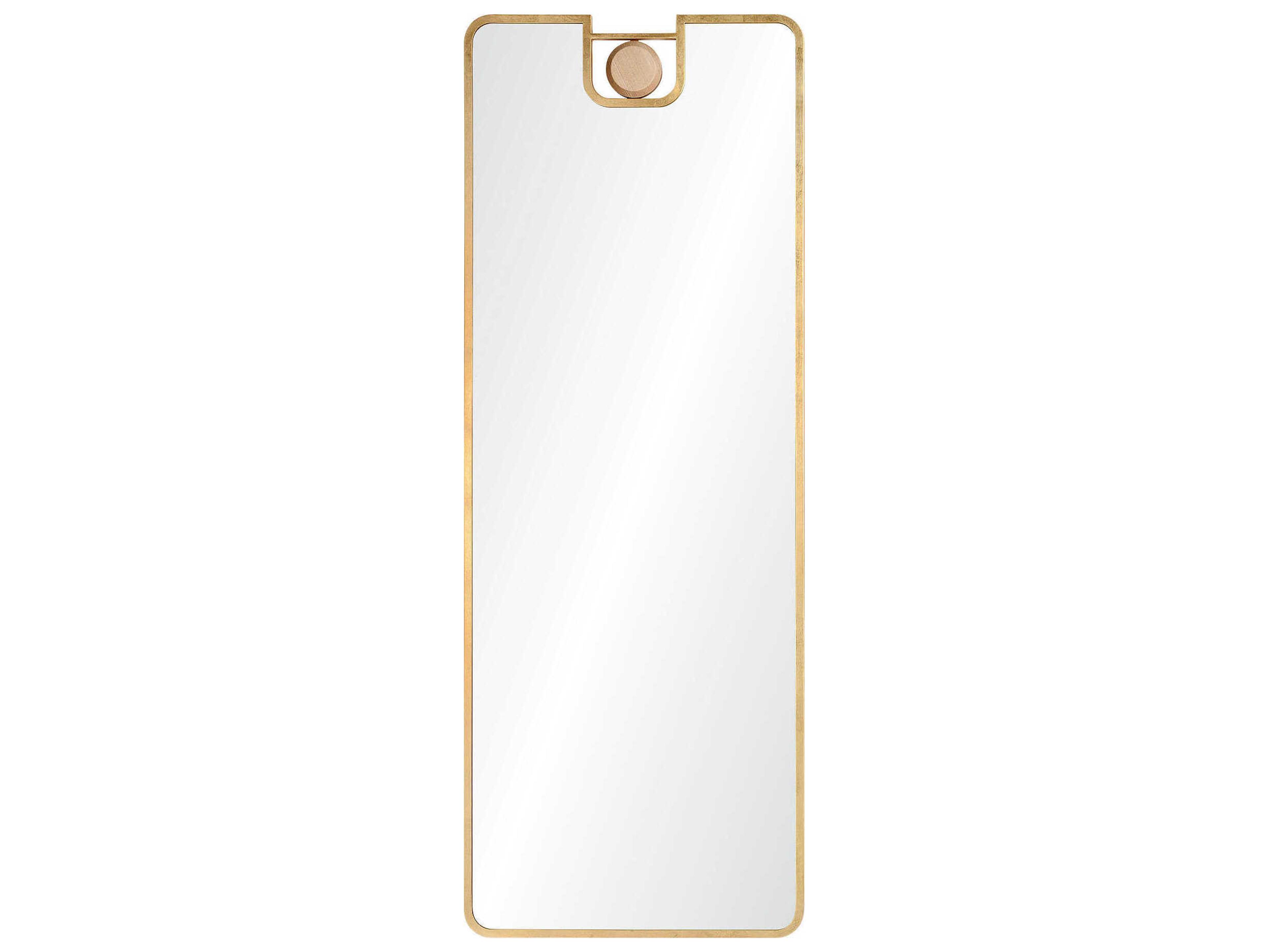 Kepler Gold Leaf Rectangular Wall Mirror