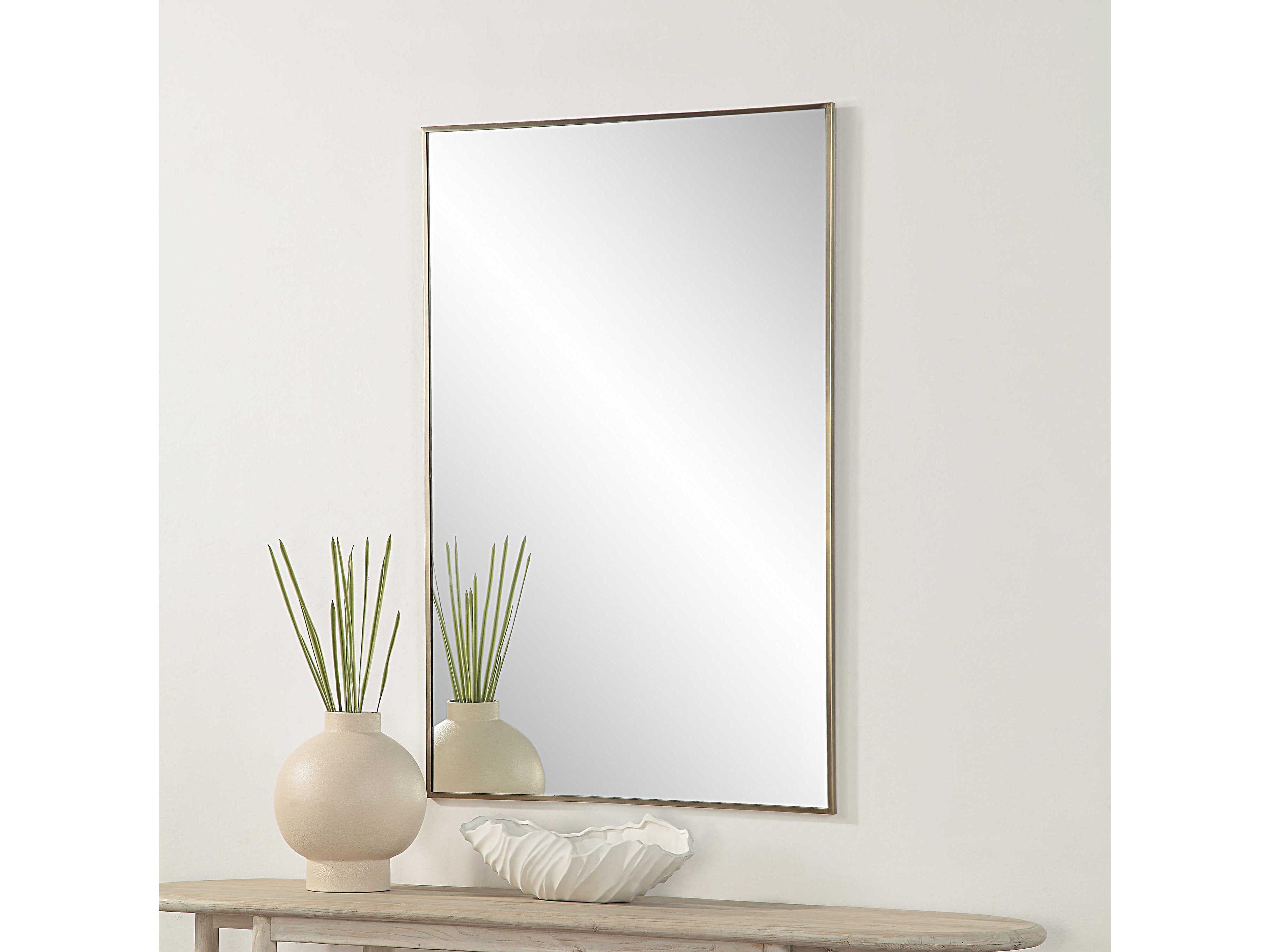 Renwil Cider Brushed Bronze Rectangular Wall Mirror