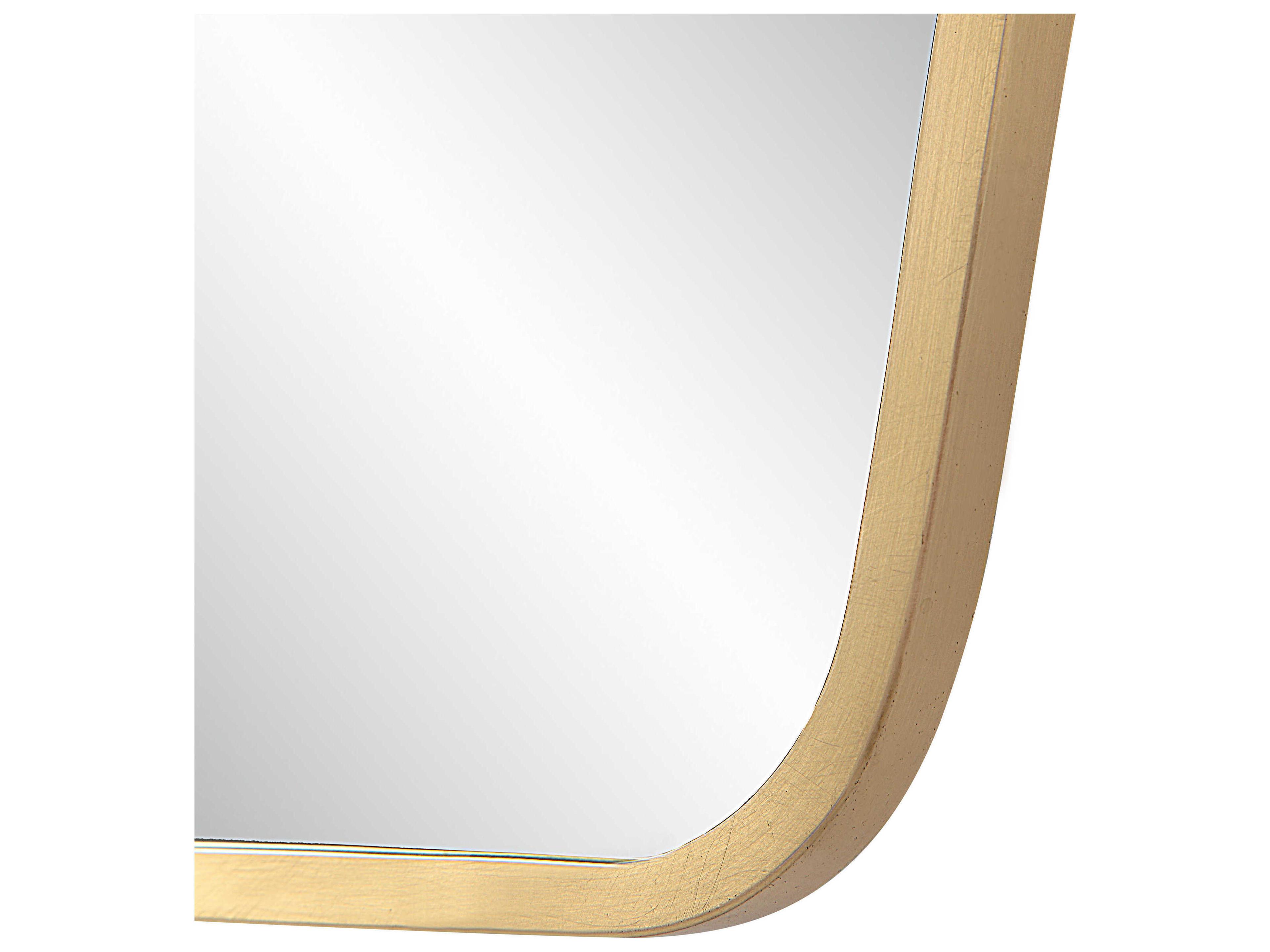 Renwil Mocha Satin Brass Wall Mirror
