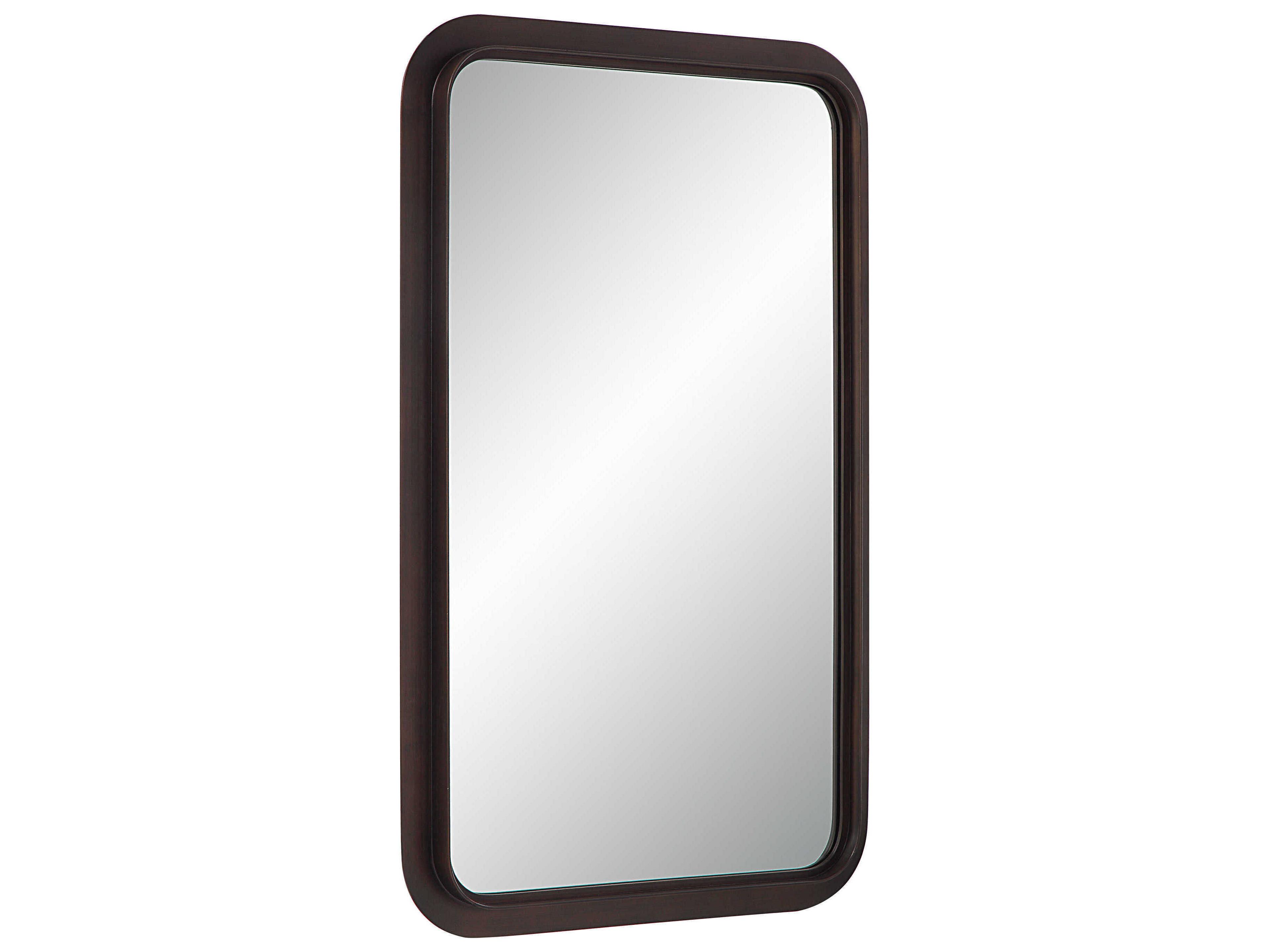 Renwil Almere Dark Antique Bronze Rectangular Wall Mirror