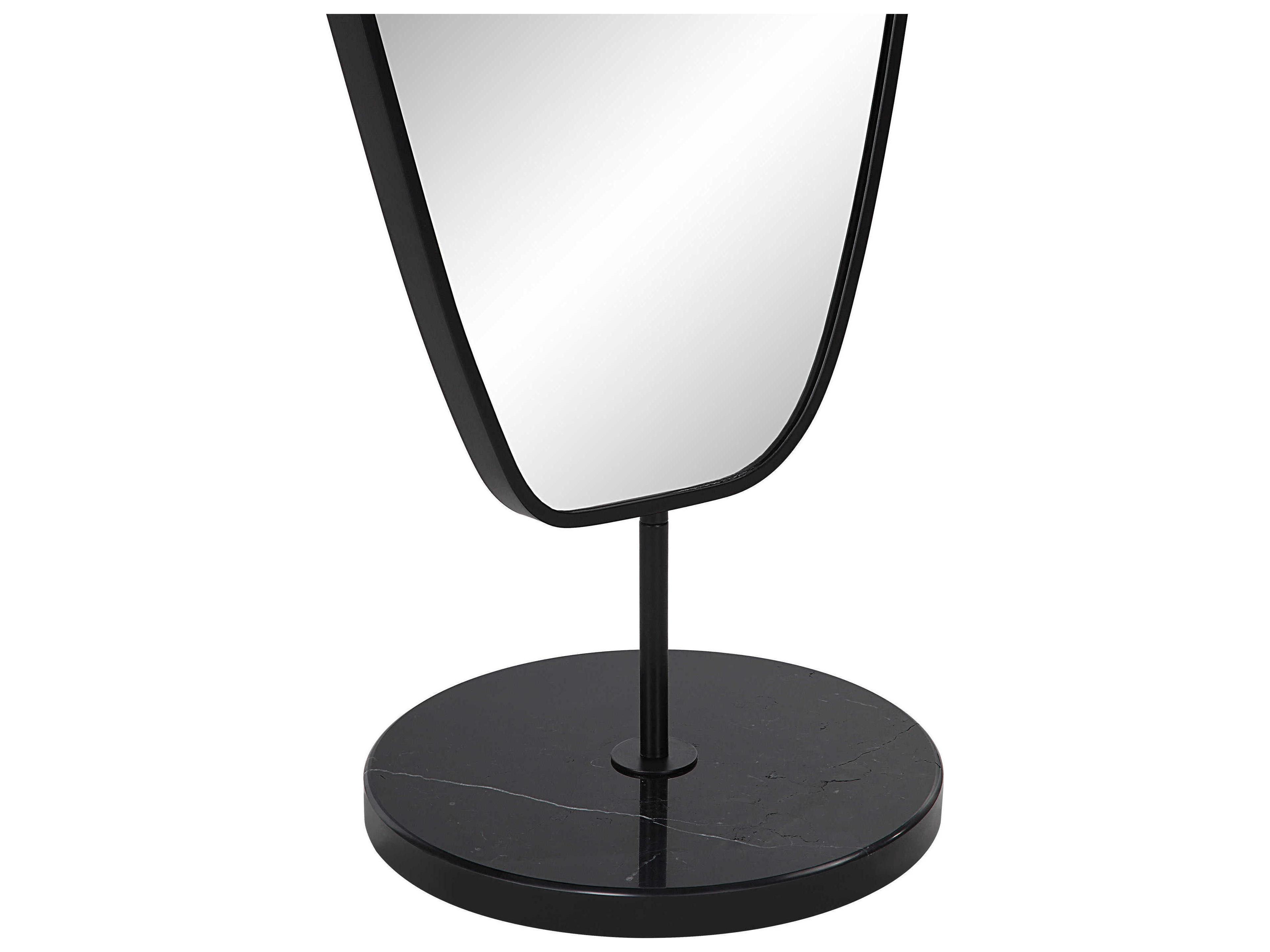 Renwil Arlon Matte Black Floor Mirror