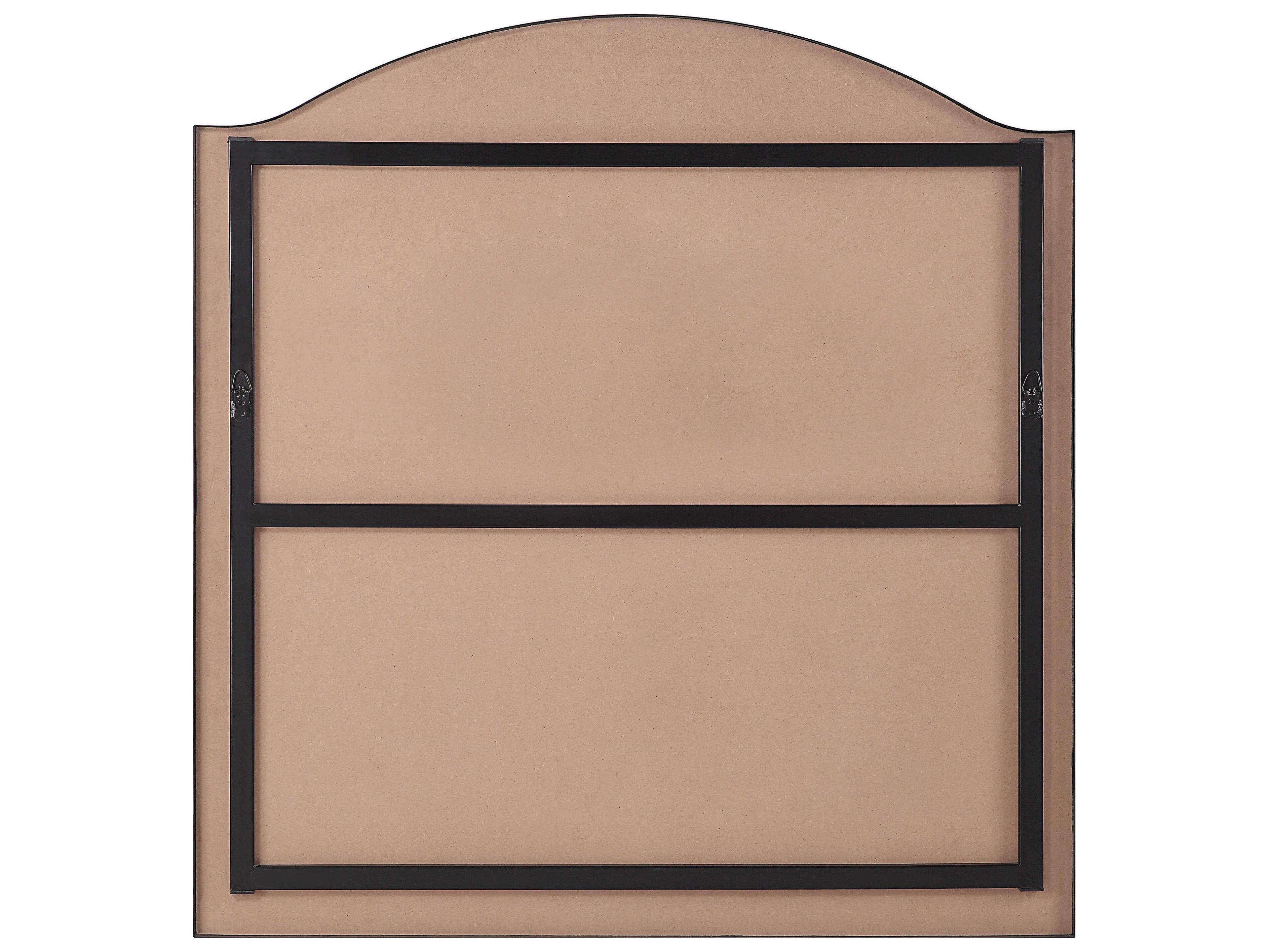 Renwil Bandon Matte Black Wall Mirror