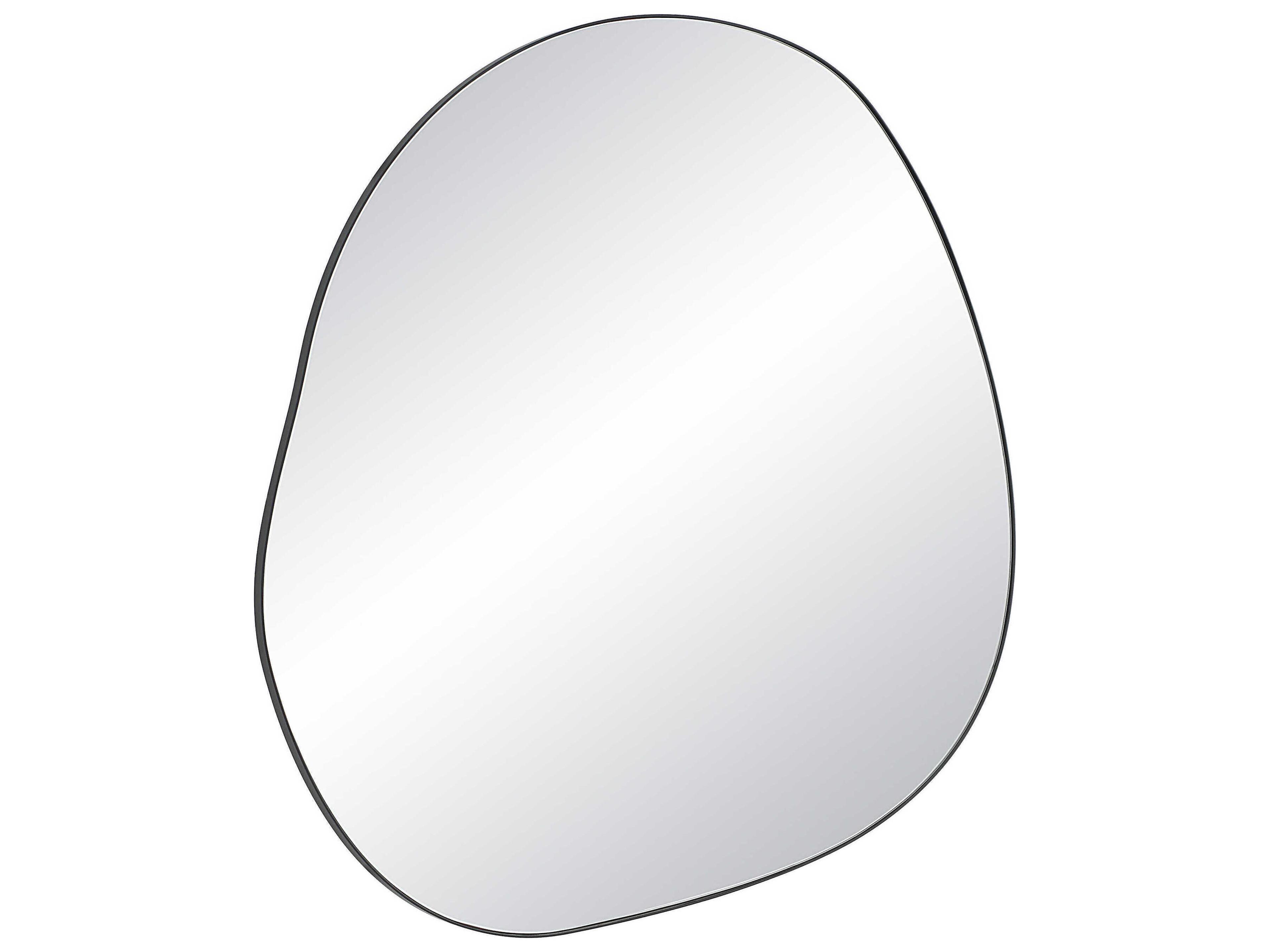 Renwil Dolly Matte Black Wall Mirror