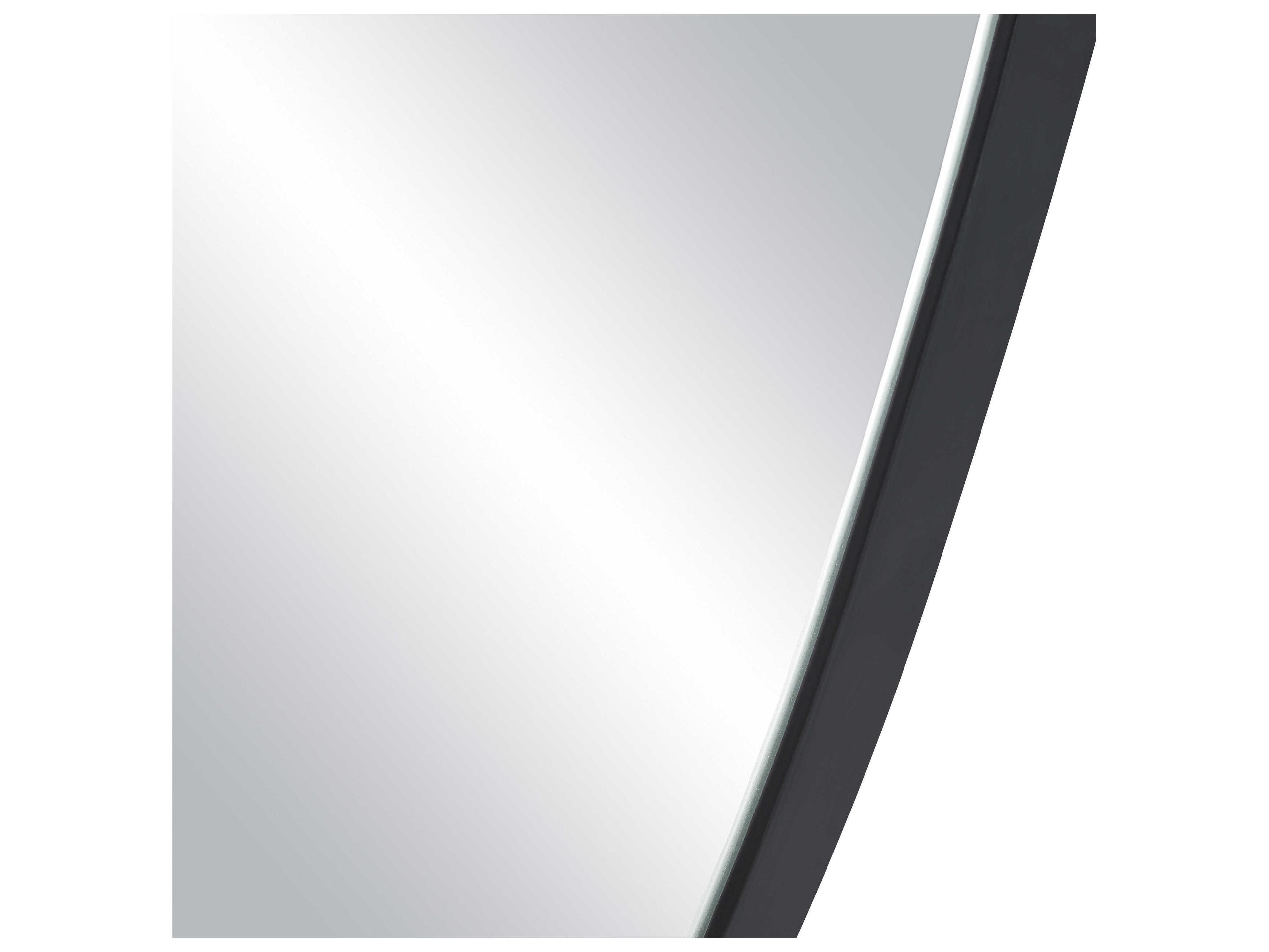 Renwil Jane Matte Black Wall Mirror