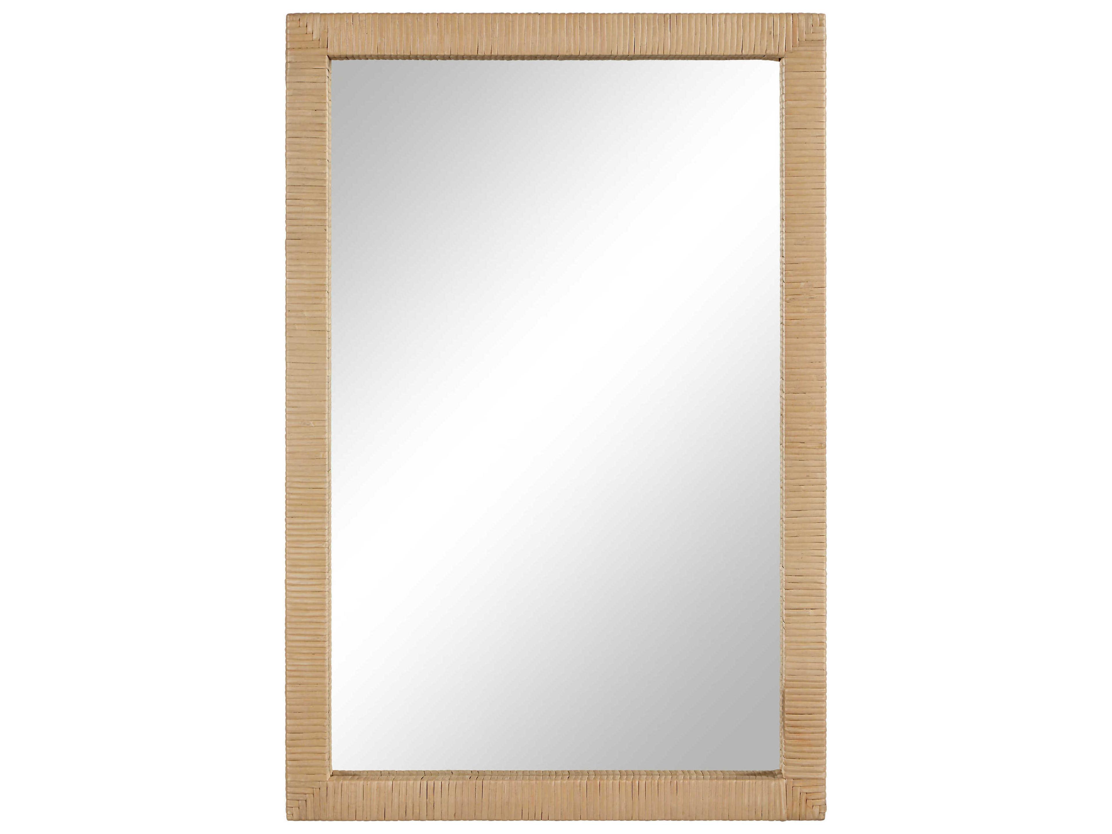 Sara Natural Rectangular Wall Mirror