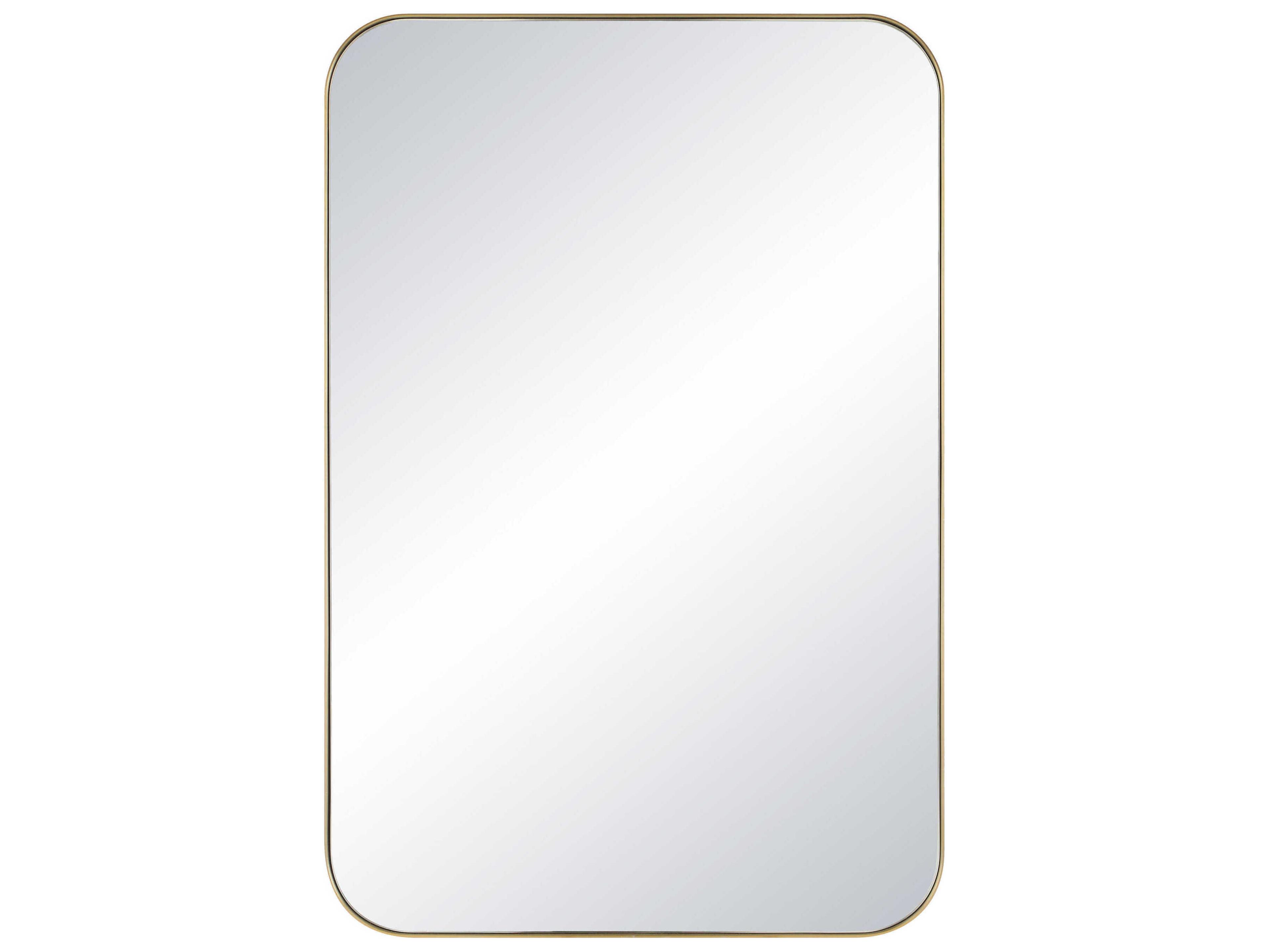 Vesey Champagne Rectangular Wall Mirror