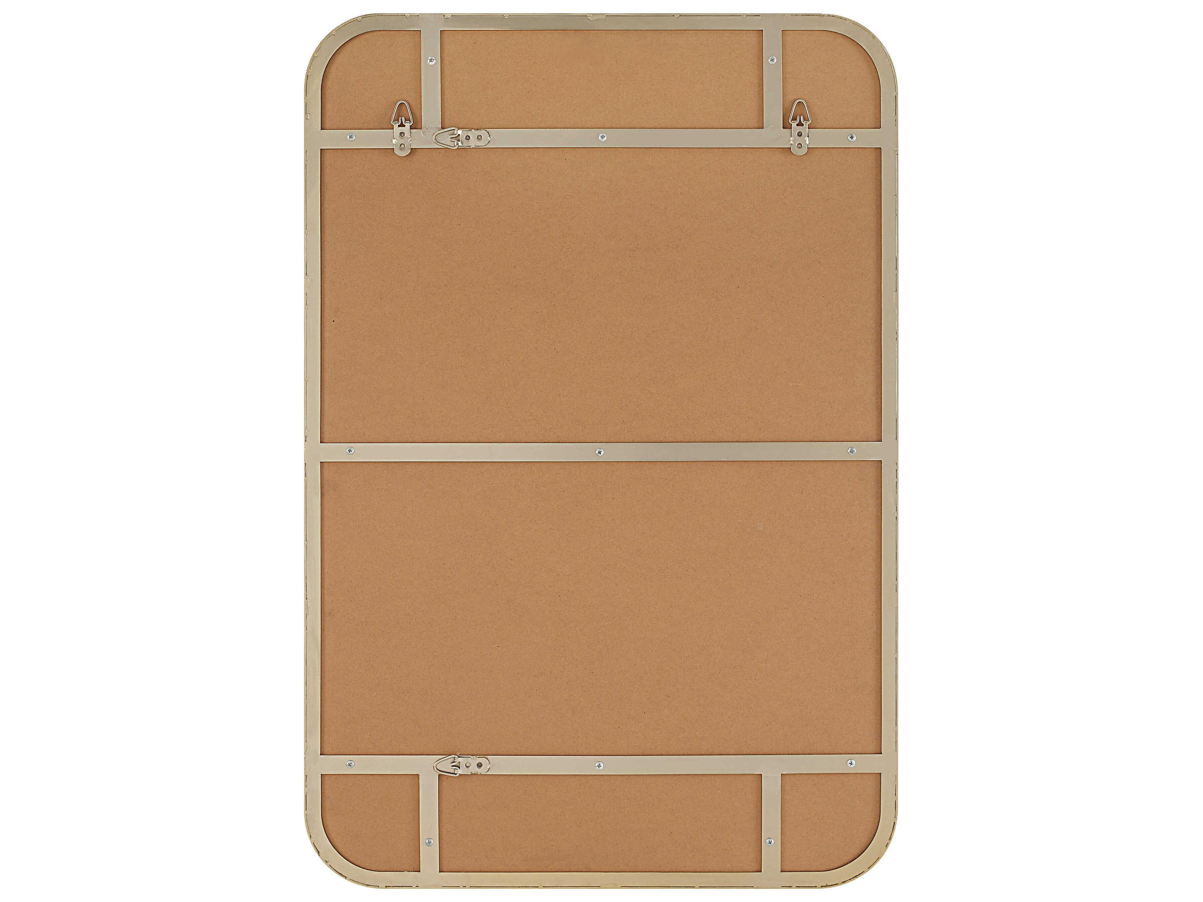 Renwil Vesey Champagne Rectangular Wall Mirror