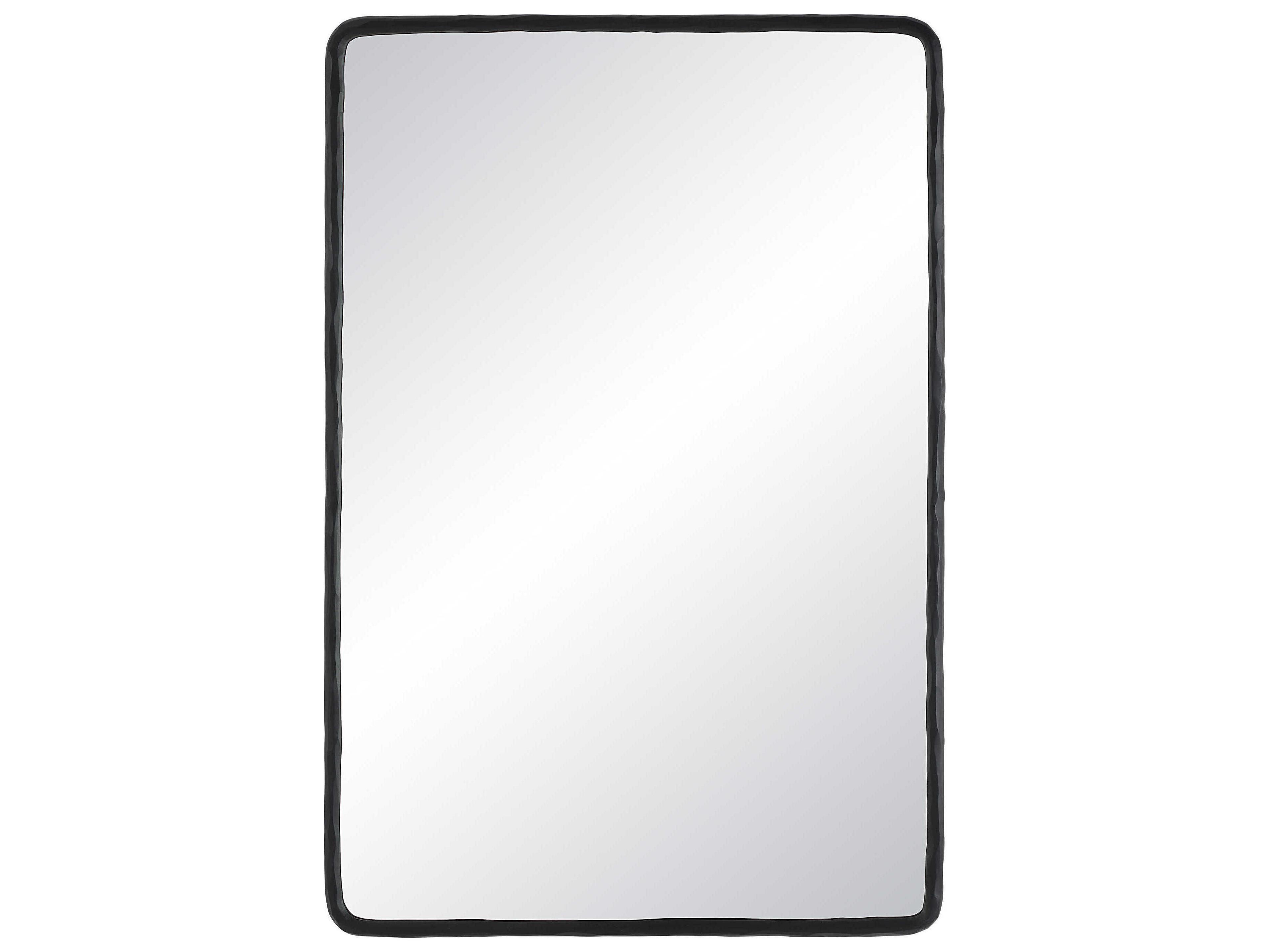 Jorah Matte Black Rectangular Wall Mirror