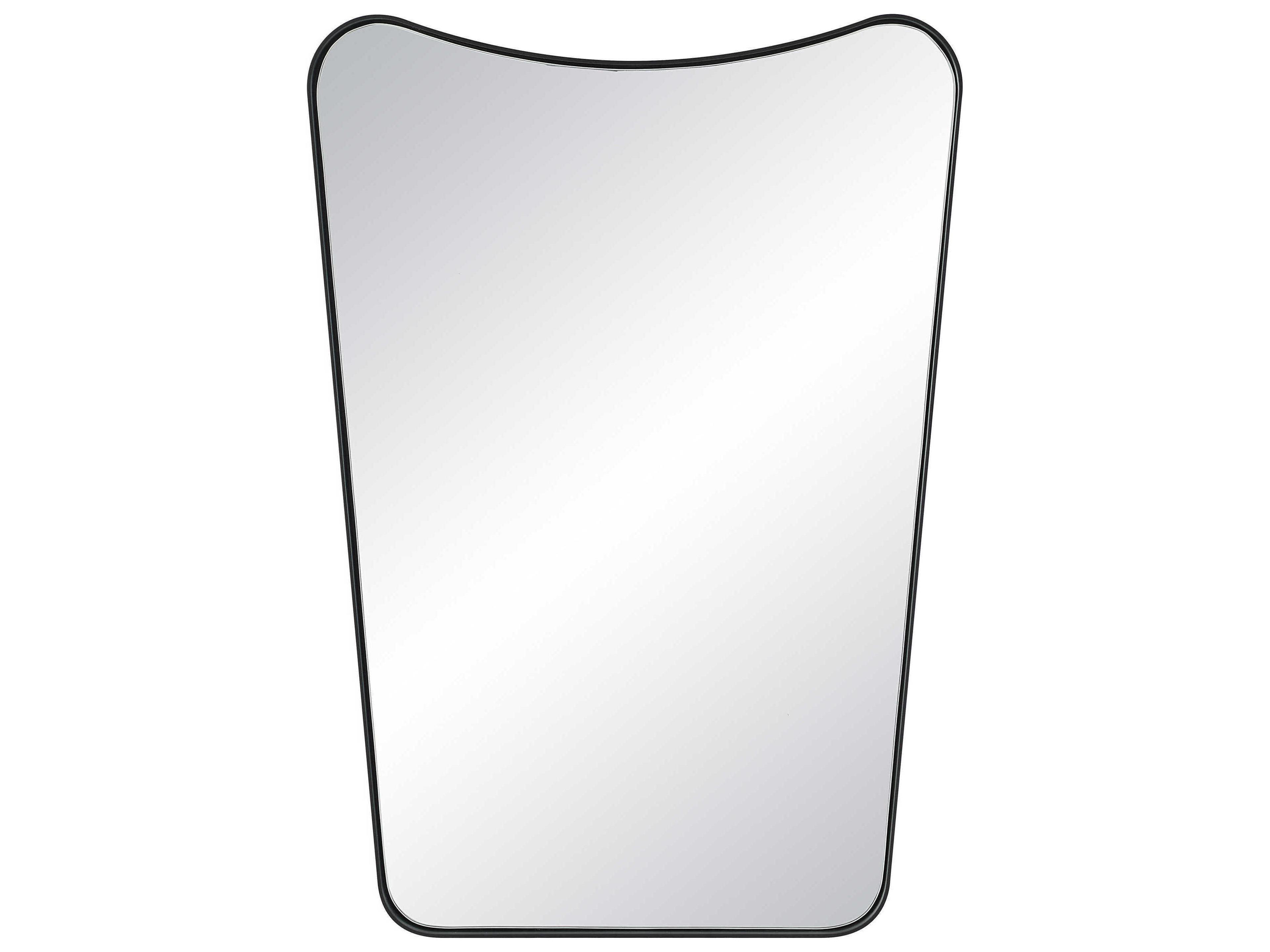 Kateri Matte Black Wall Mirror