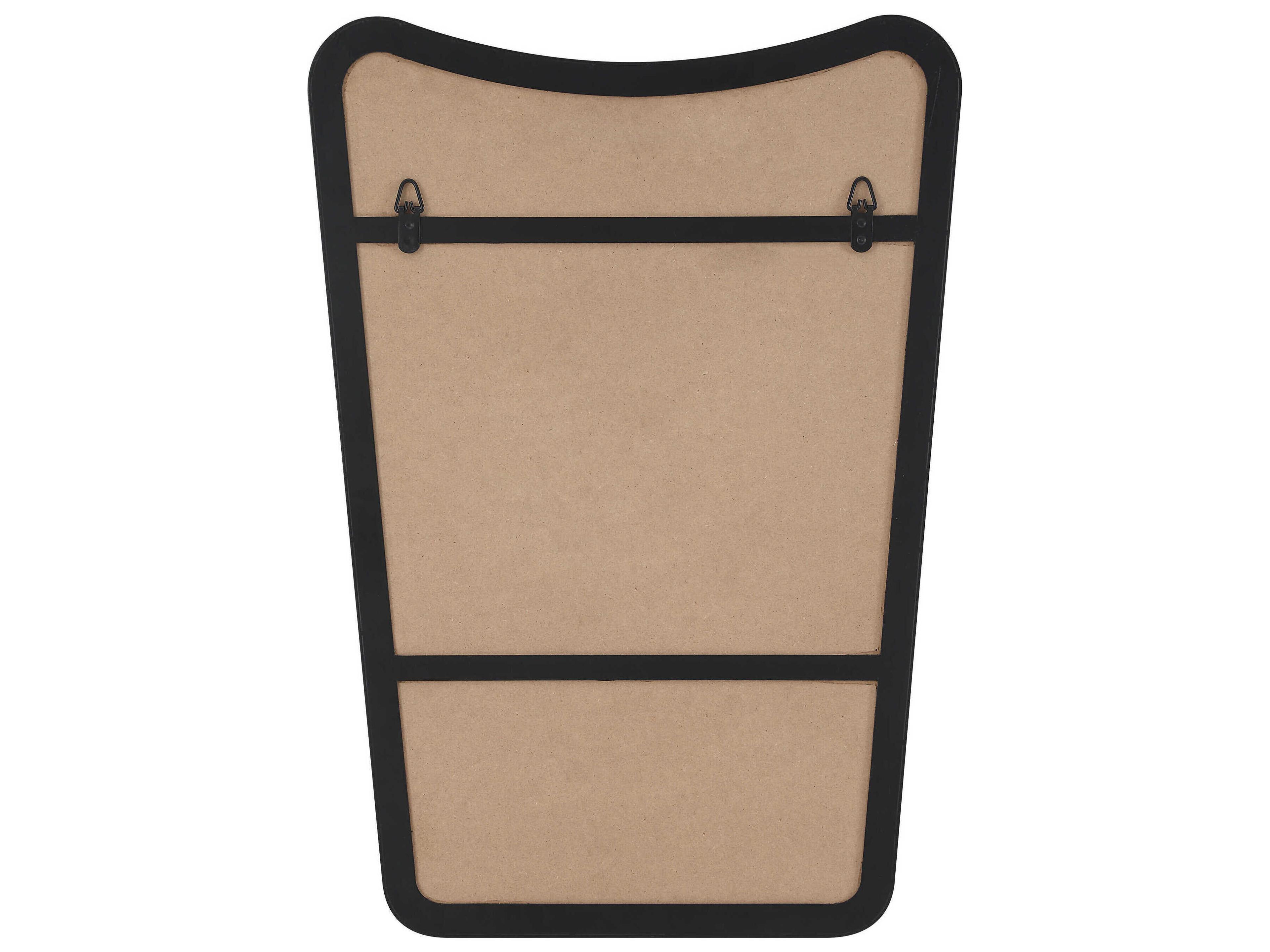 Renwil Kateri Matte Black Wall Mirror