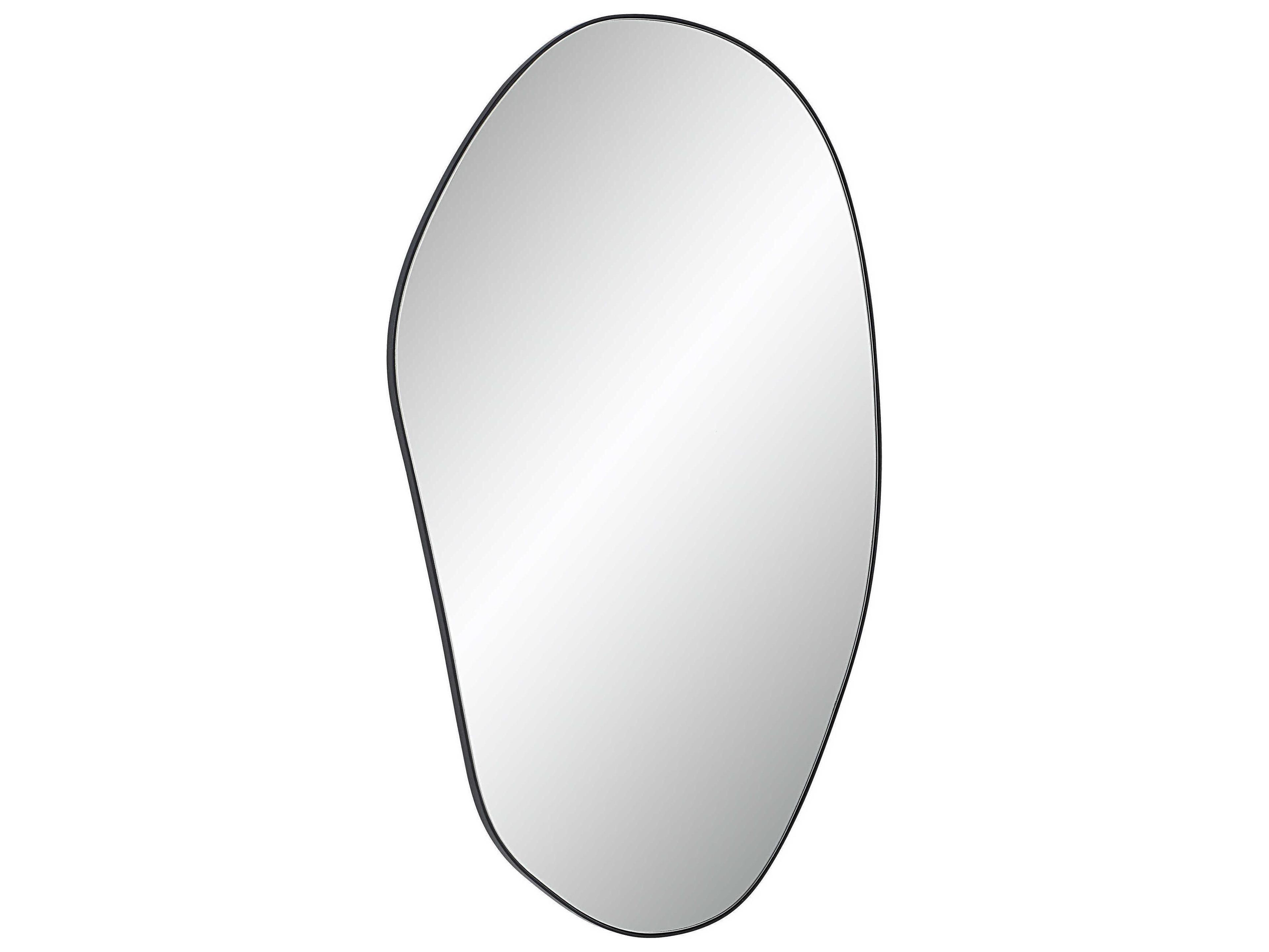 Renwil Gela Matte Black Wall Mirror
