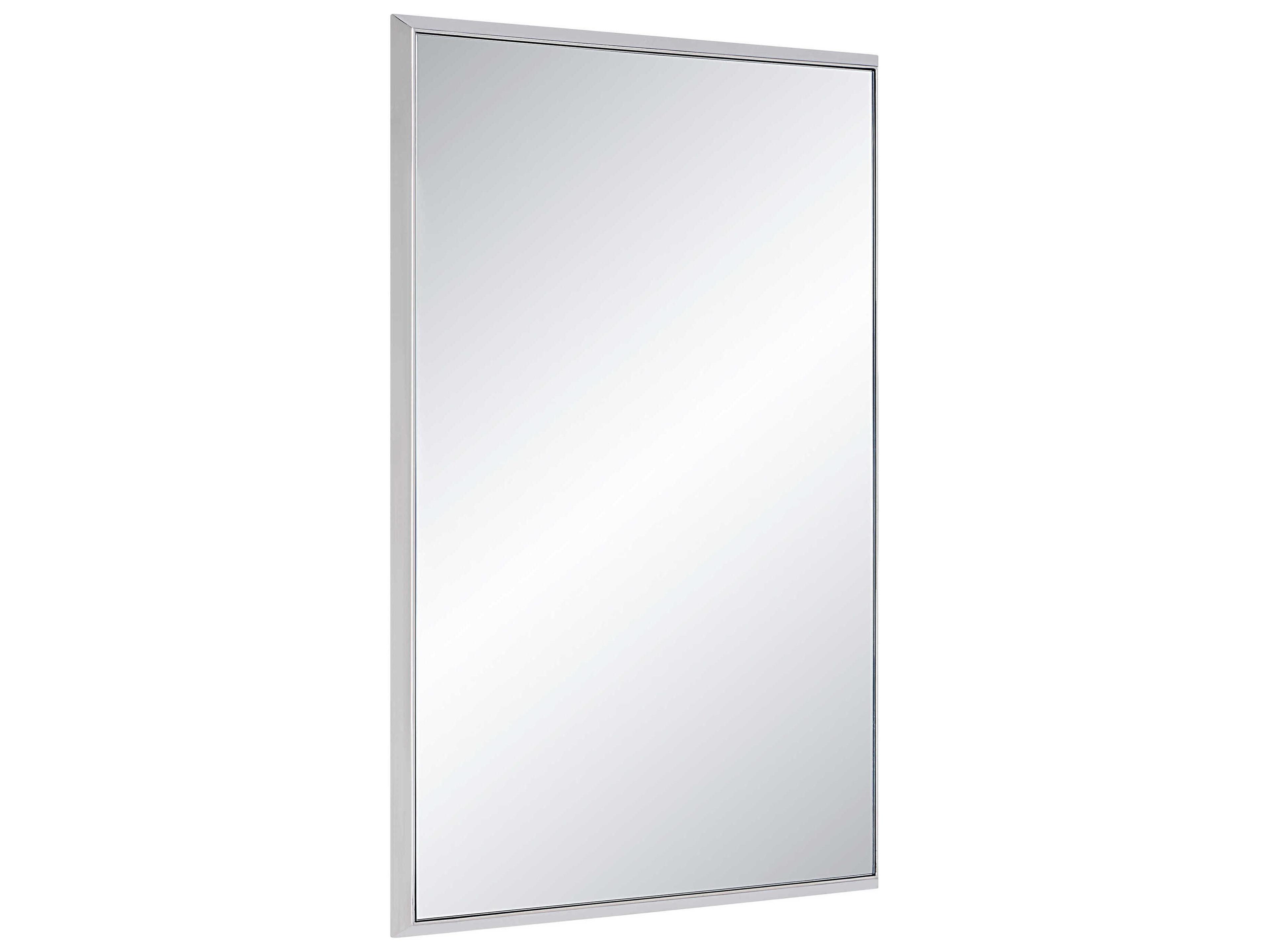 Renwil Dapia Nickel Rectangular Wall Mirror