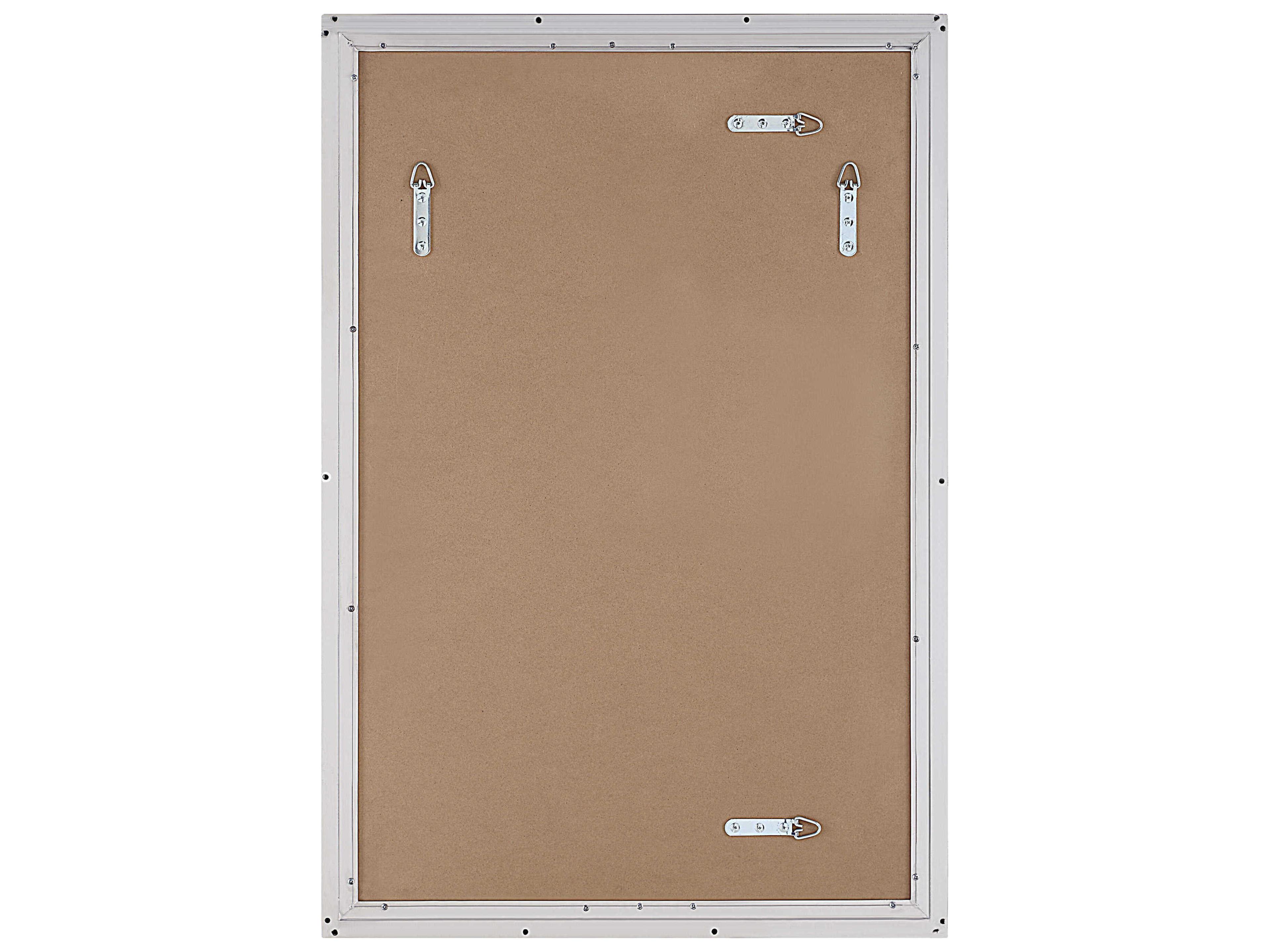 Renwil Dapia Nickel Rectangular Wall Mirror