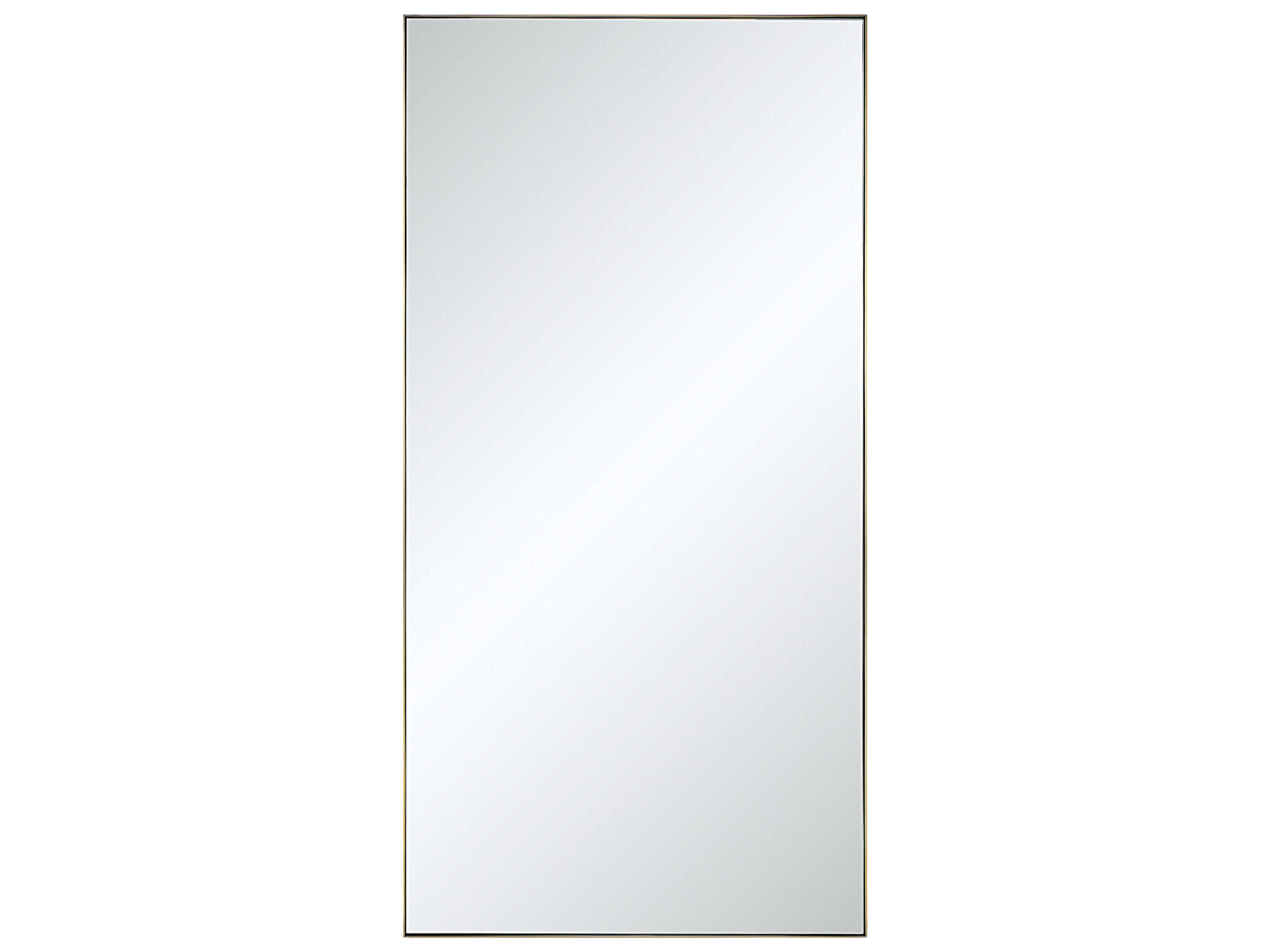 Orrin Champagne Rectangular Wall Mirror