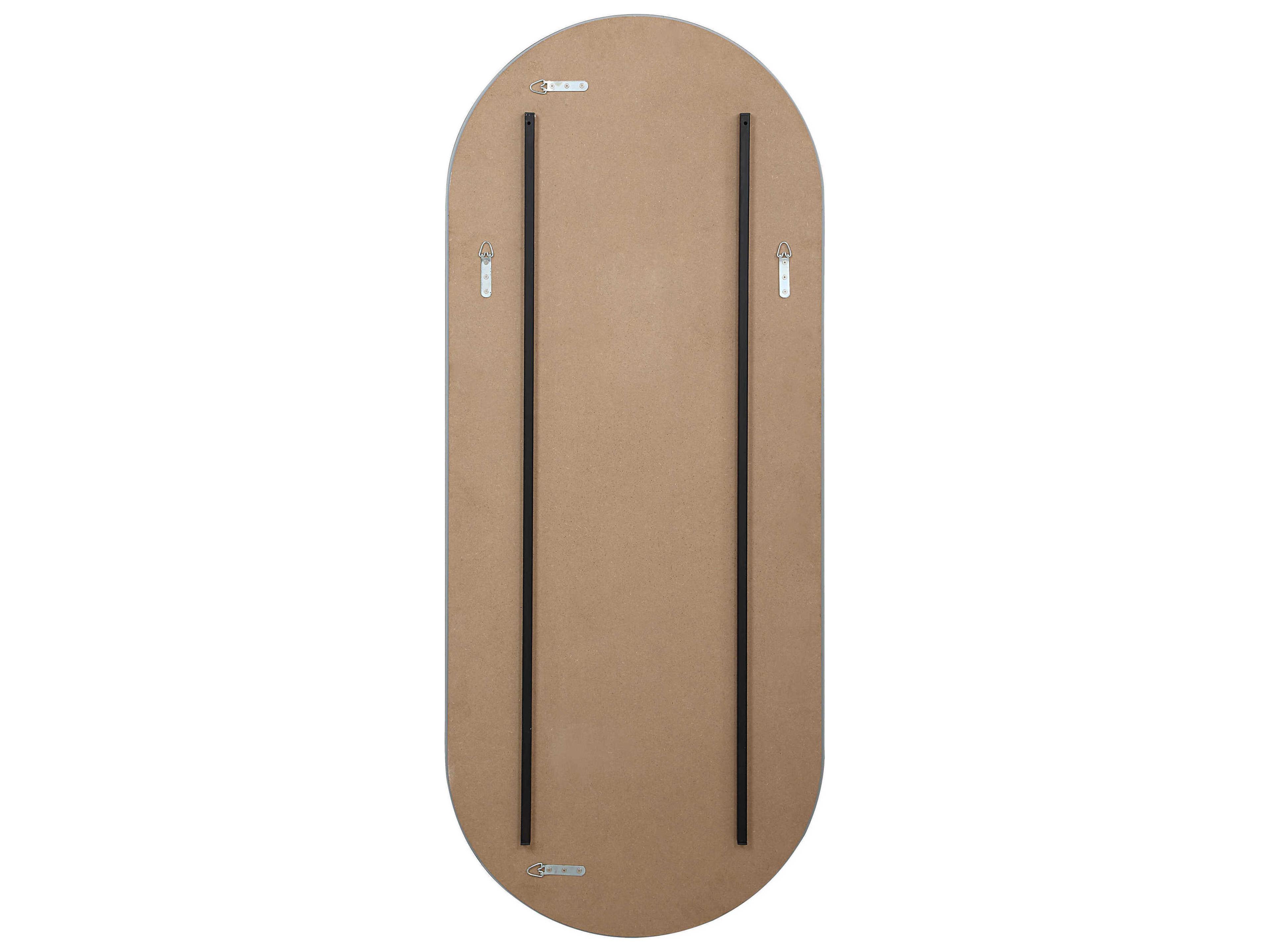 Renwil Kastelli Grey Oval Wall Mirror