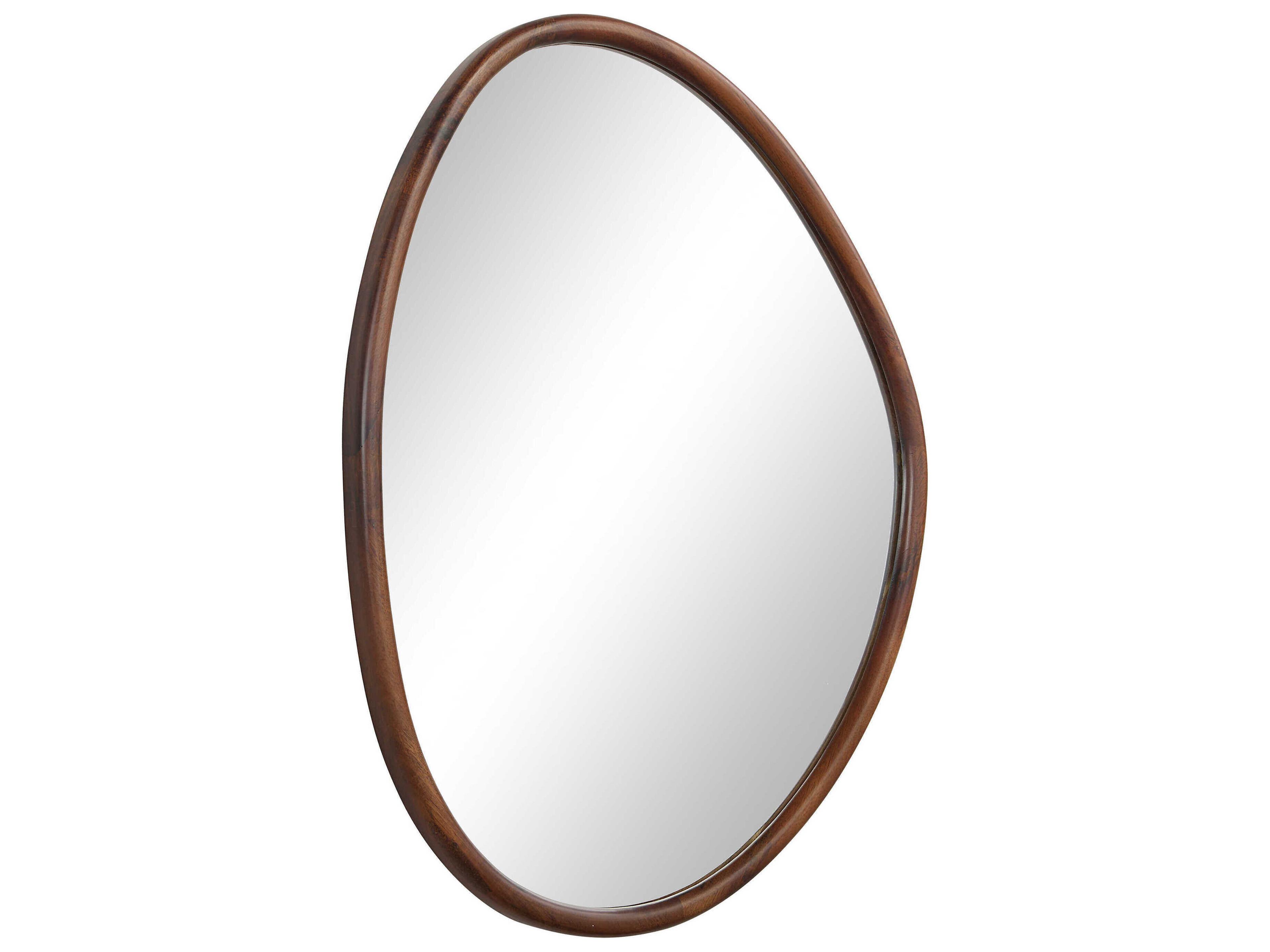 Renwil Tivoli Walnut Wall Mirror Set of 2