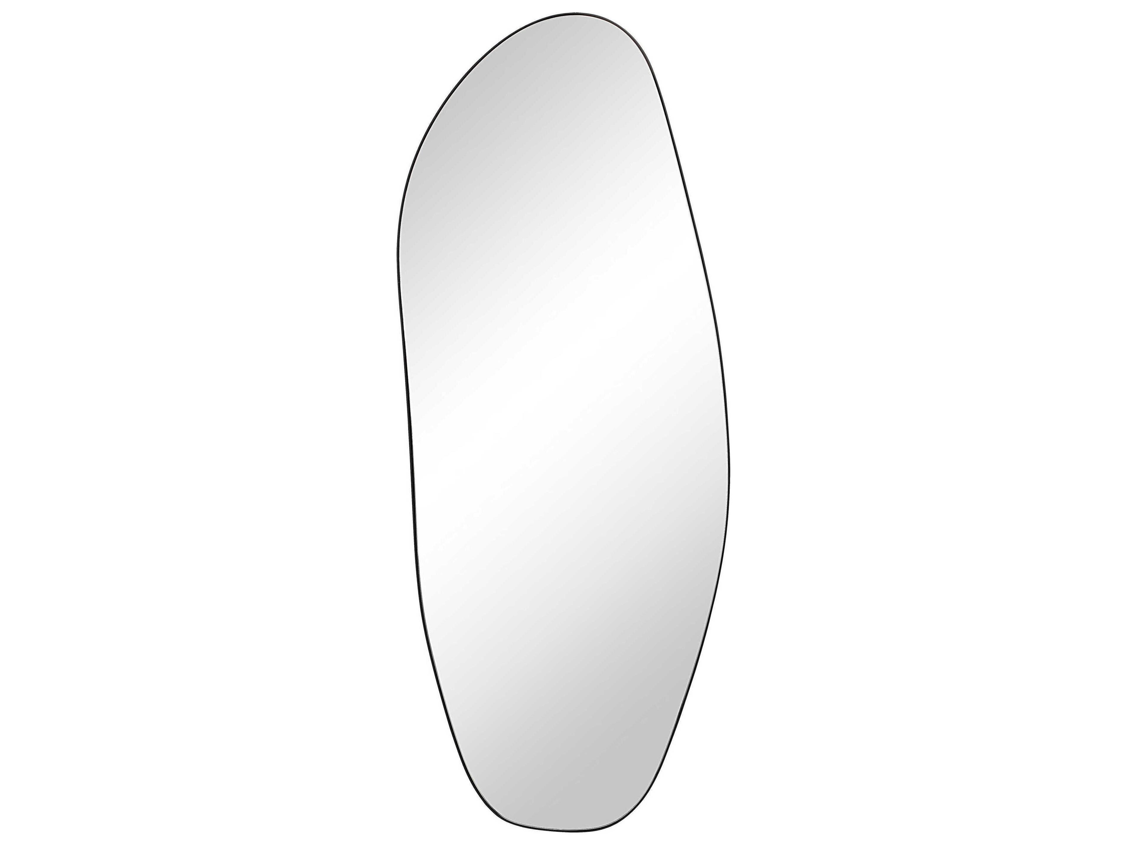Enina Matte Black Wall Mirror