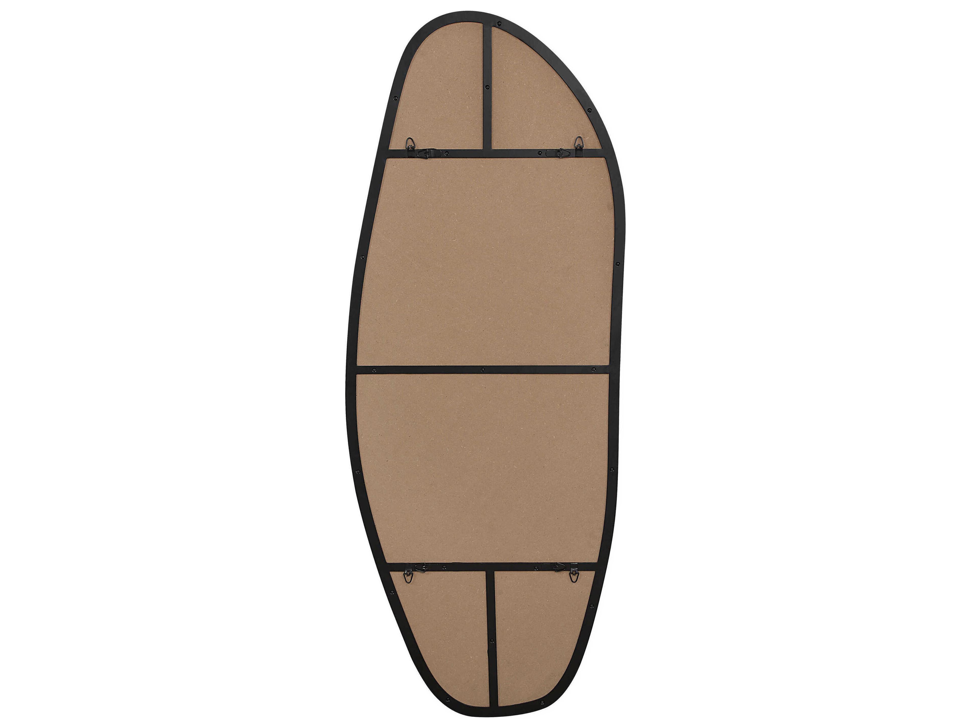 Renwil Enina Matte Black Wall Mirror