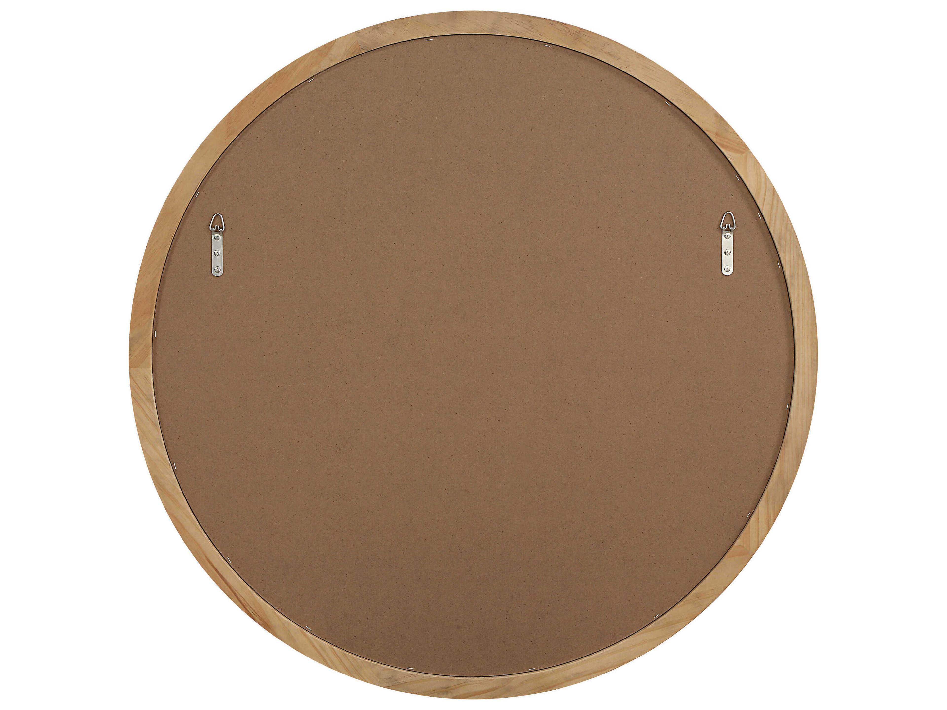 Renwil Noto Natural Round Wall Mirror