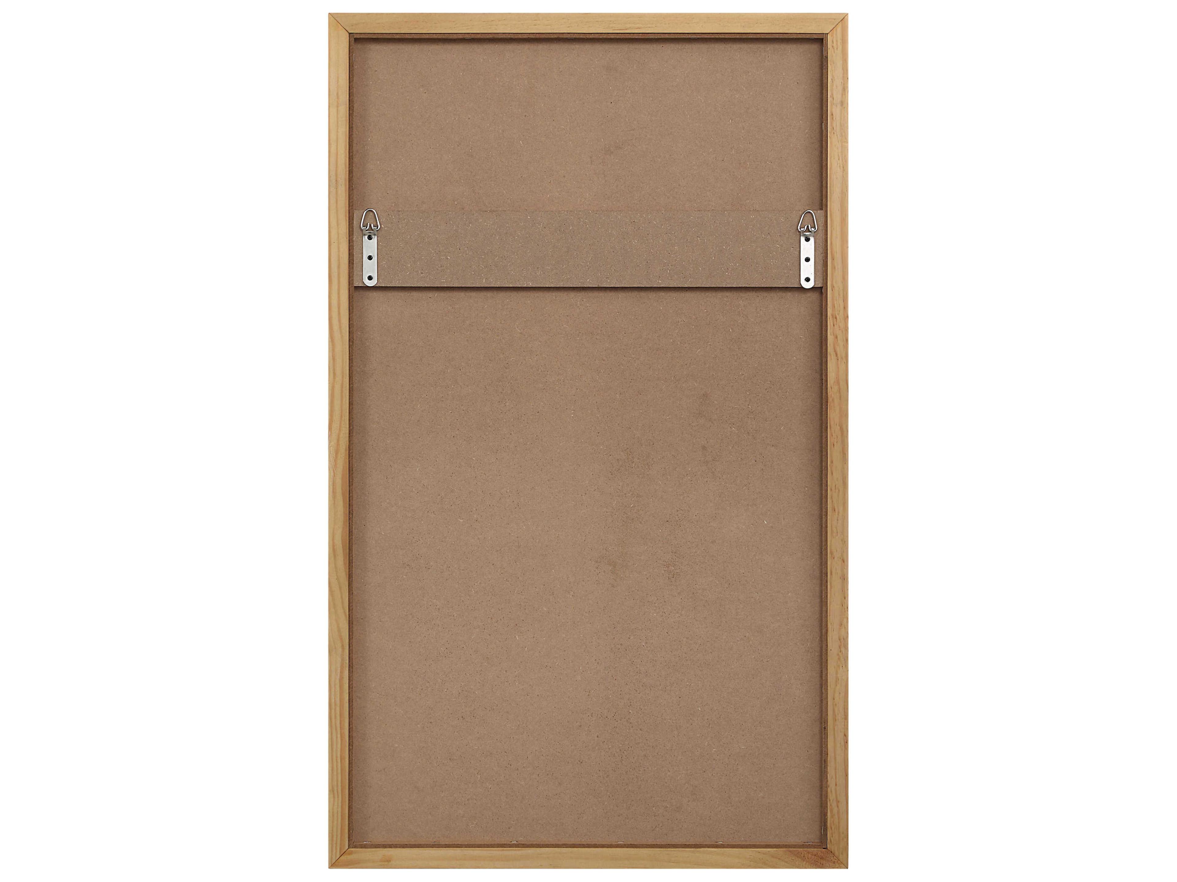 Renwil Salia Natural Rectangular Wall Mirror