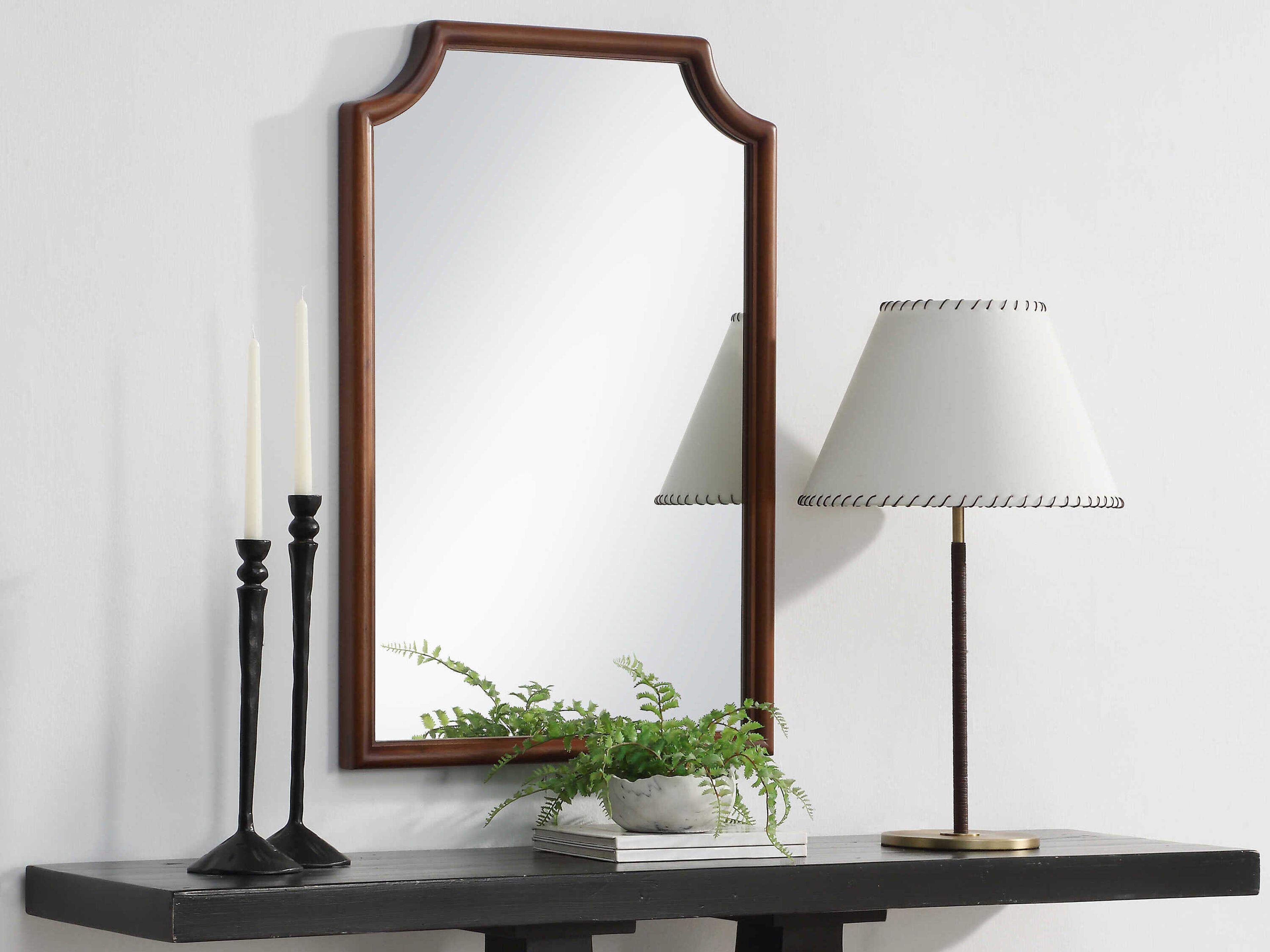 Renwil Sintra Walnut Wall Mirror