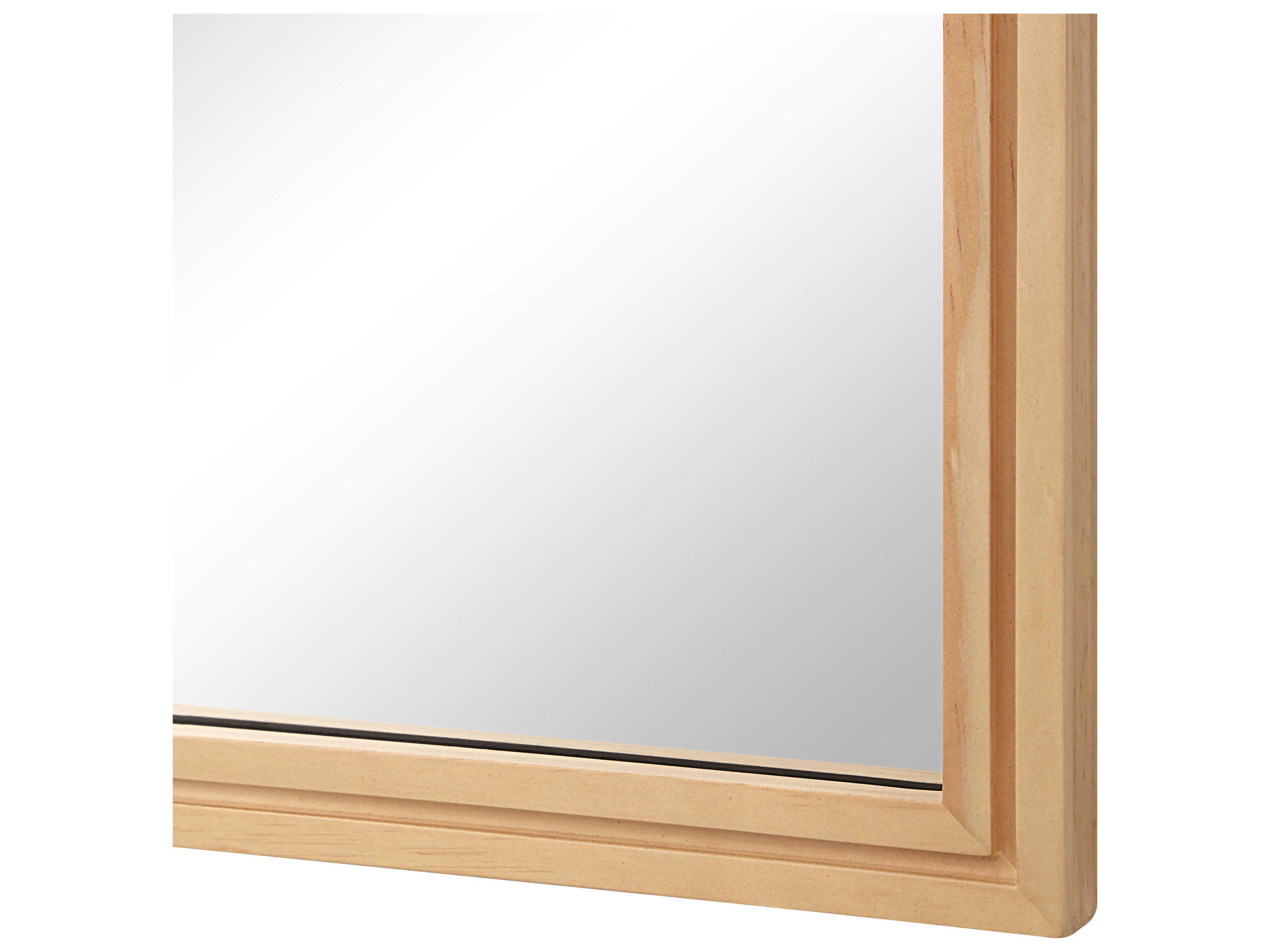 Renwil Canas Natural Rectangular Wall Mirror