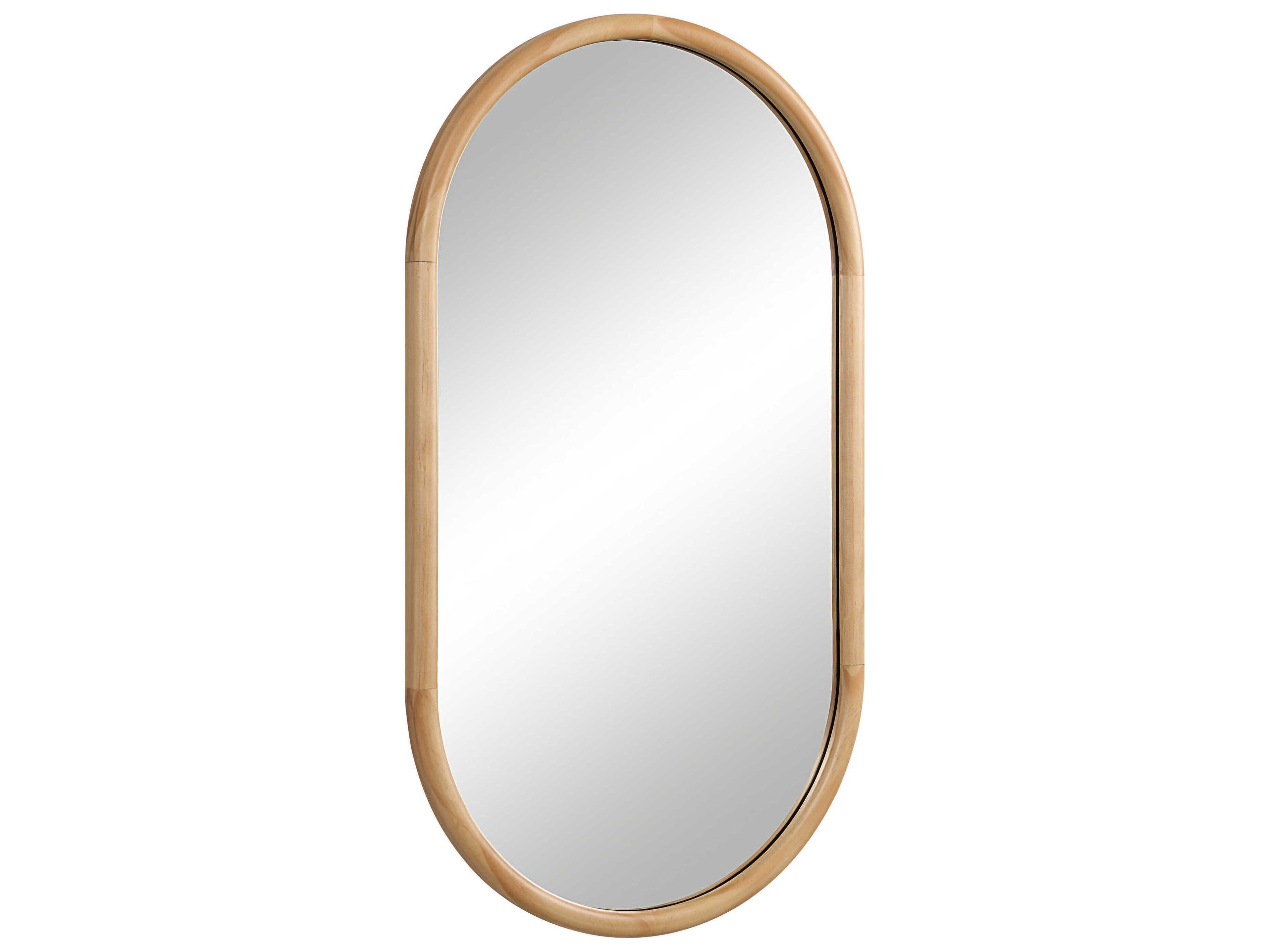 Renwil Puno Natural Oval Wall Mirror
