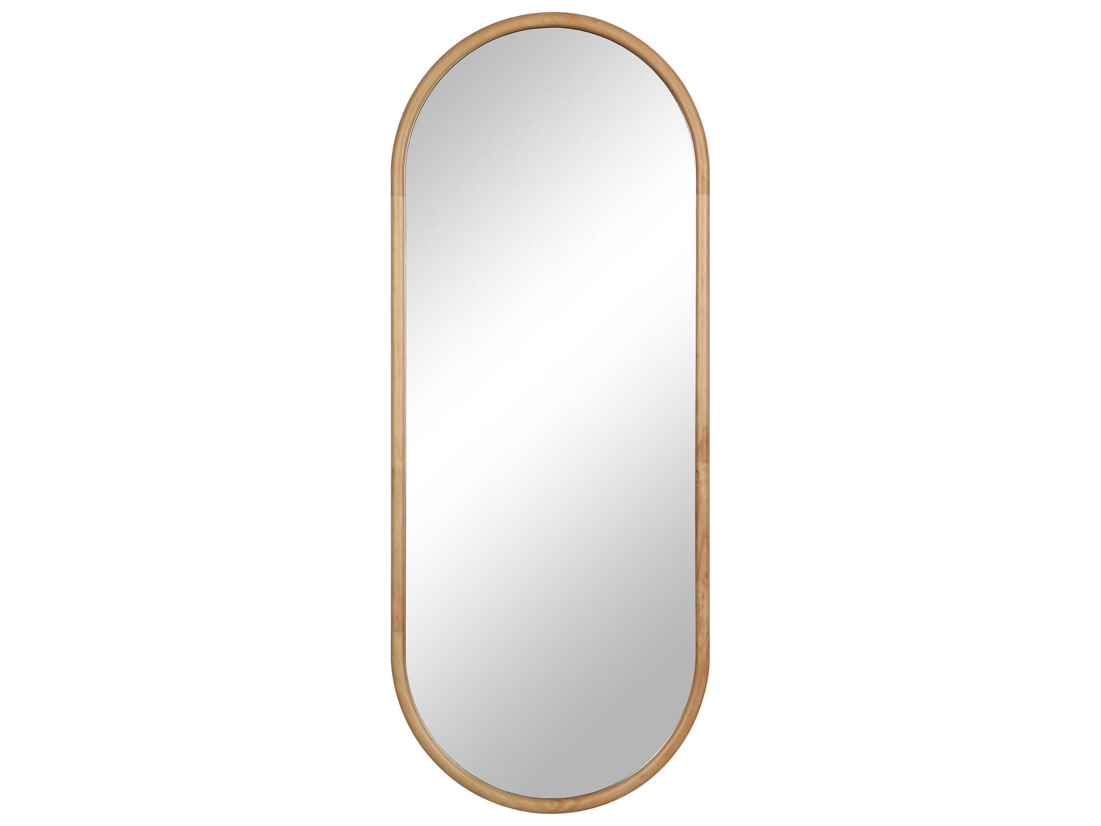 Pudino Natural Oval Wall Mirror