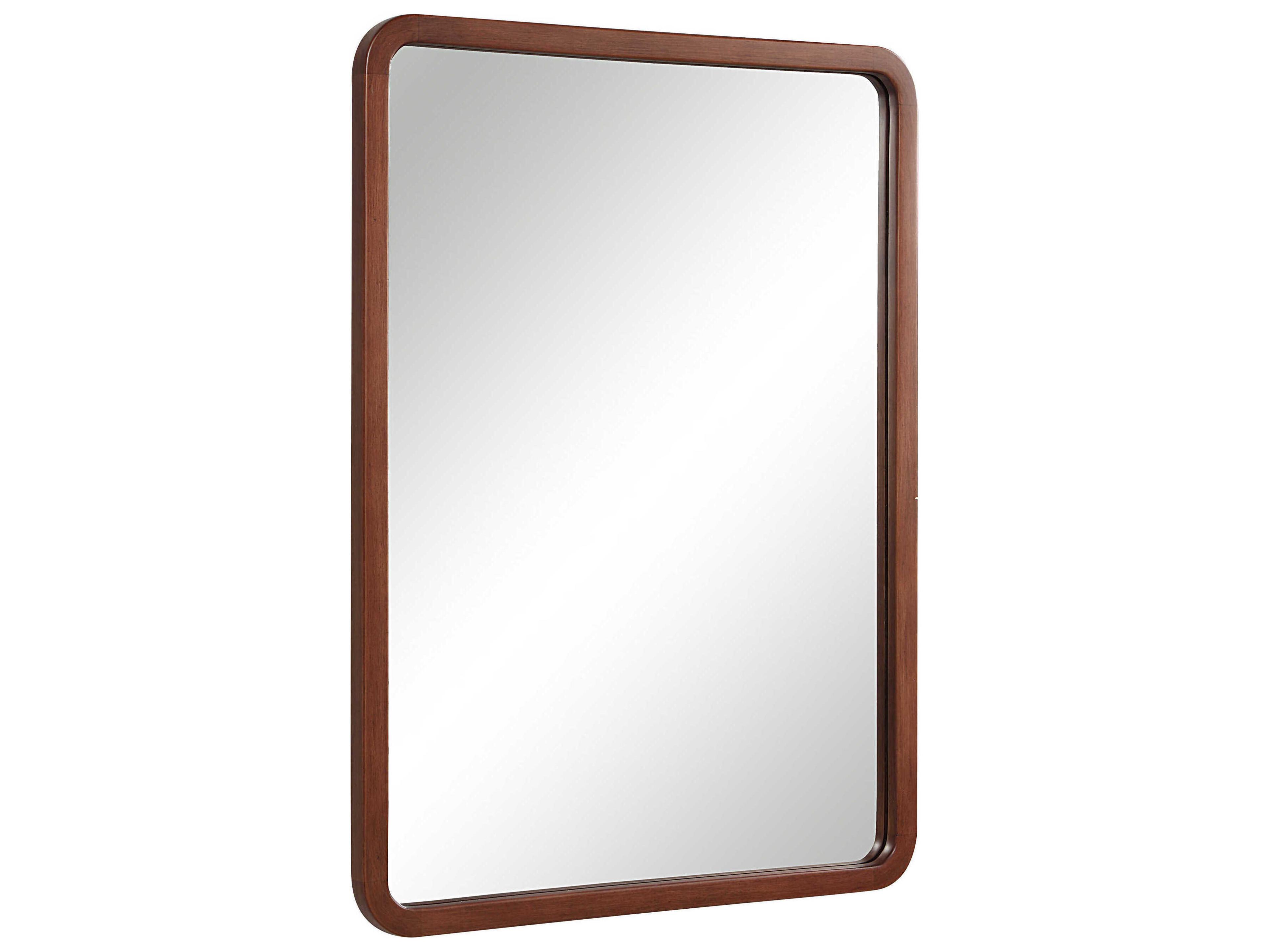 Renwil Tacna Walnut Rectangular Wall Mirror
